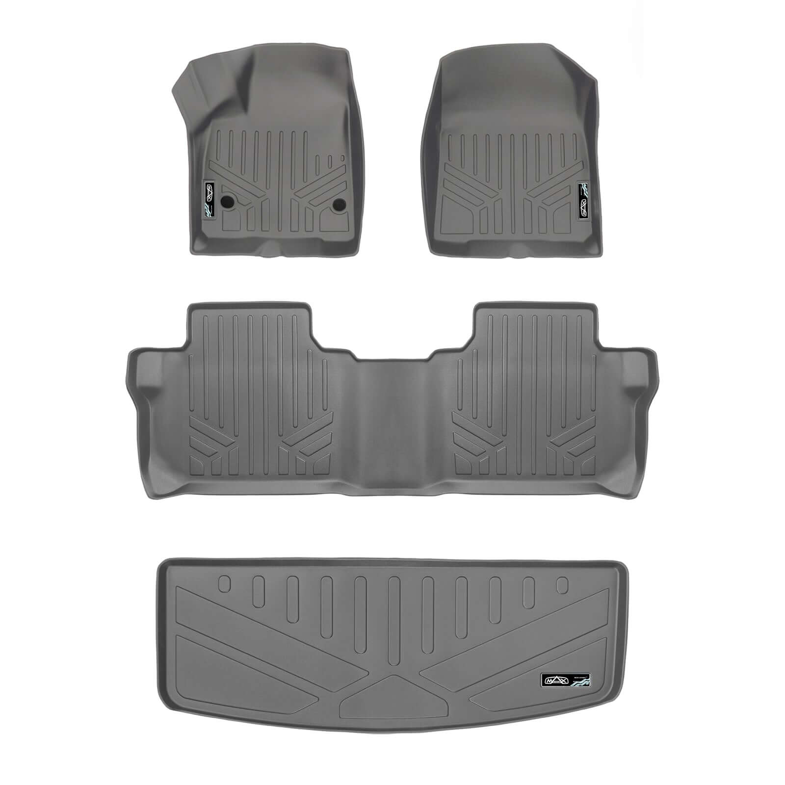 SMARTLINER Floor Liners for 2017-2023 GMC Acadia (7 Passenger)
