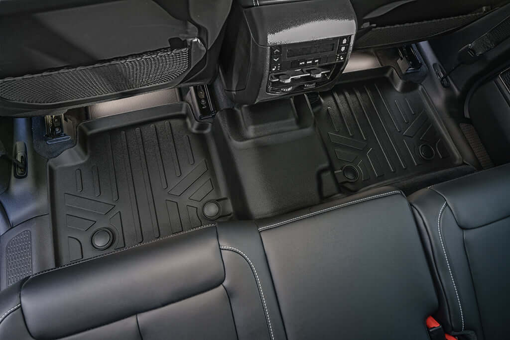 SMARTLINER Floor Liners for 2021-2026 Jeep Grand Cherokee L w/ 2nd Row Bench Seat (No subwoofer)