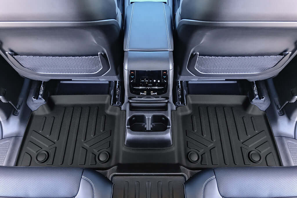 SMARTLINER Floor Liners for 2021-2026 Jeep Grand Cherokee L (2nd Row Bucket) With Center Console (No subwoofer)
