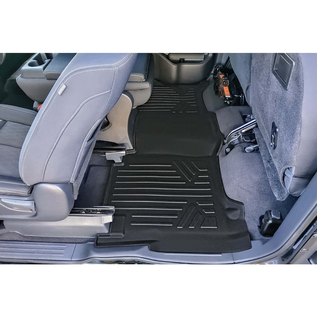 SMARTLINER Floor Liners for 2017-2022 Nissan Titan King Cab With No OTH coverage