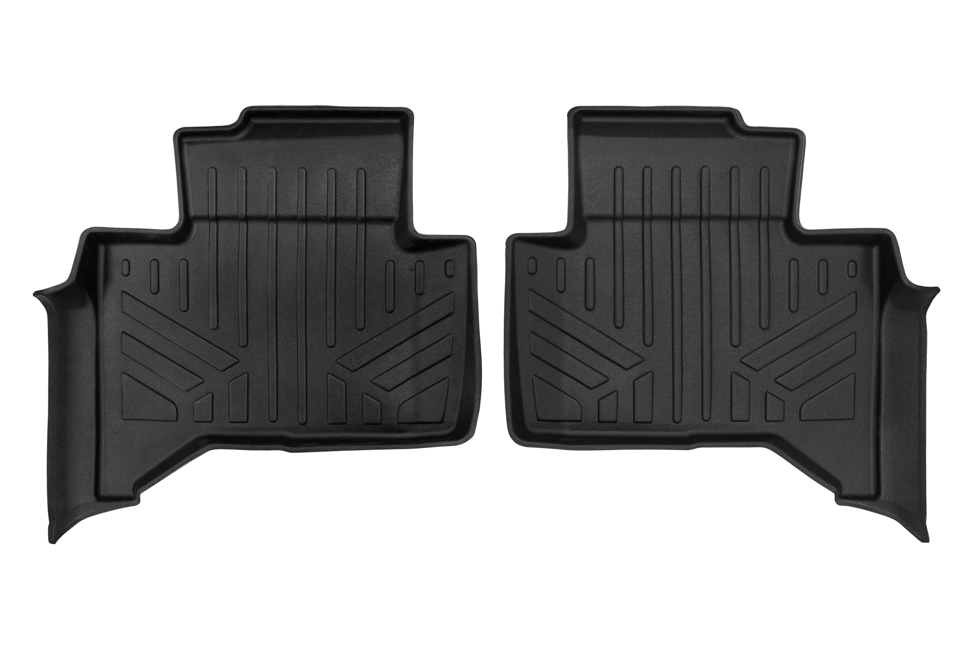 SMARTLINER Custom Fit All Weather Protection Floor Mat Liner Set Compatible With 2024-2026 Toyota Land Cruiser
