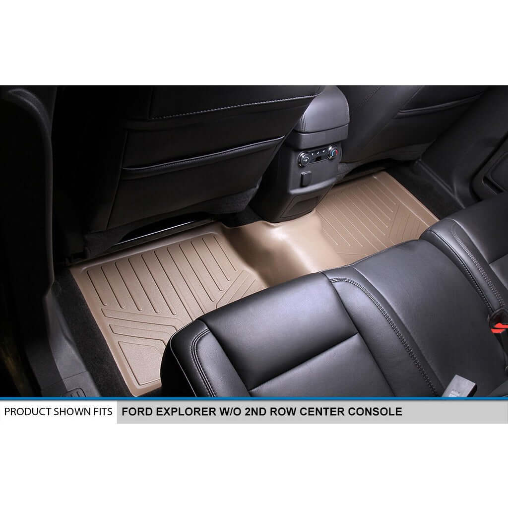 SMARTLINER Floor Liners for 2017-2019 Ford Explorer (without 2nd Row Center Console)