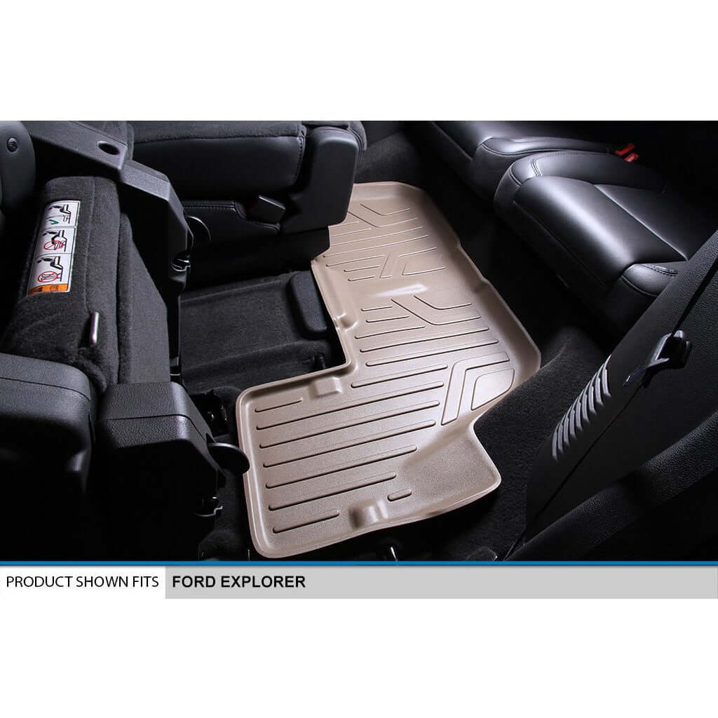SMARTLINER Floor Liners for 2015-2016 Ford Explorer (with 2nd Row Center Console)
