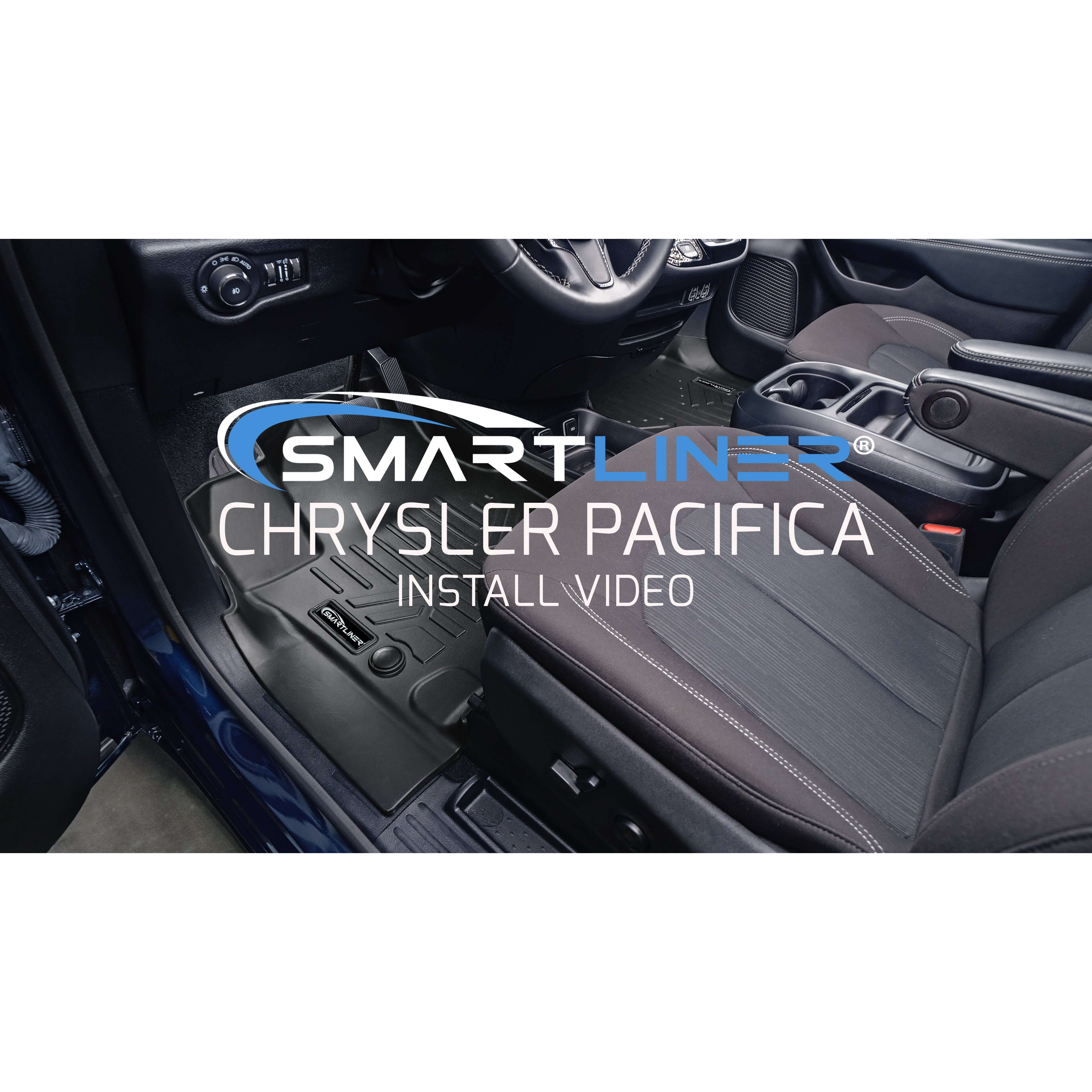 Smart Trim™ Floor Liners For 2022-2025 Chrysler Pacifica (2nd Row Bucket)(Touring & L Models)