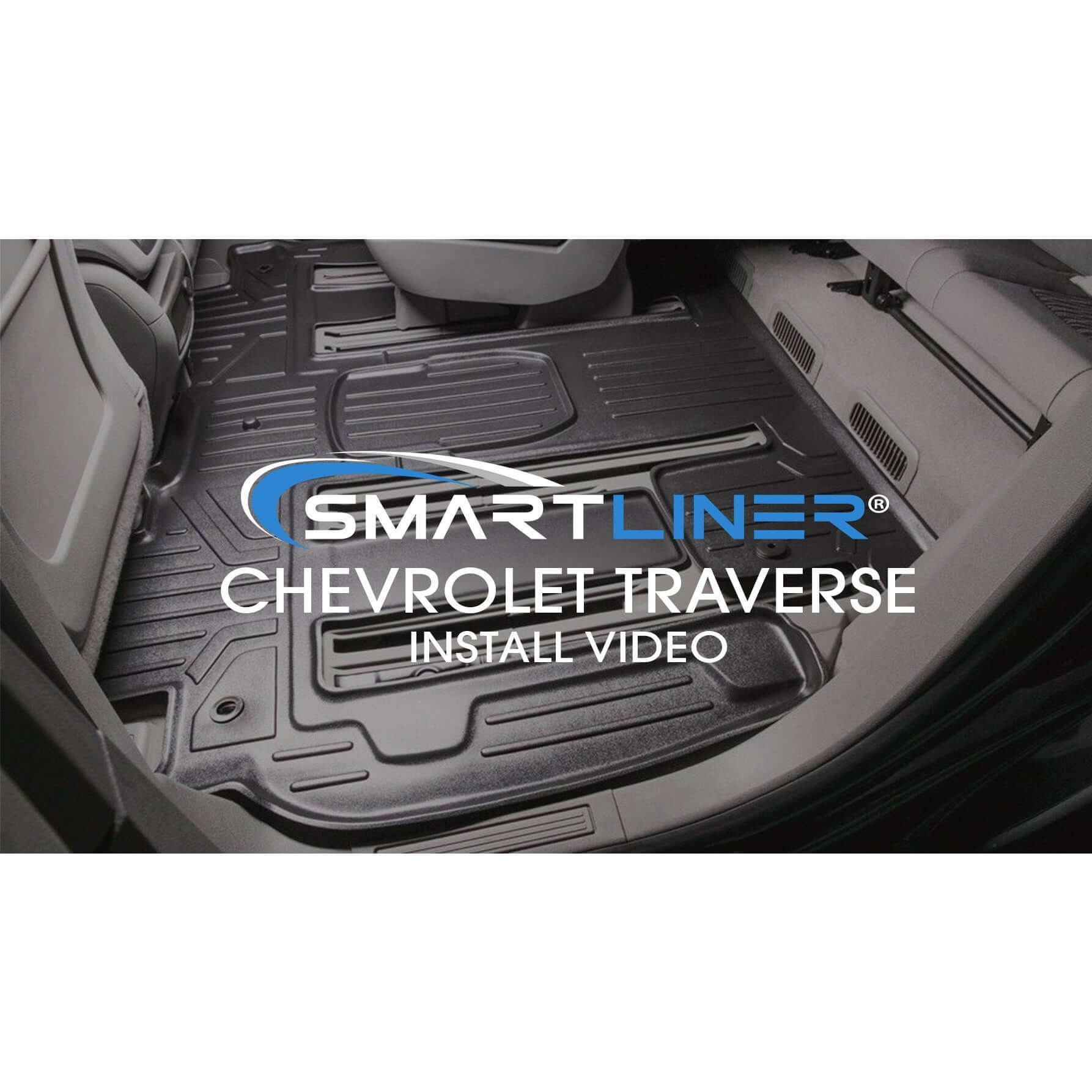 SMARTLINER Floor Liners for 2024-2026 GMC Acadia/Chevrolet Traverse/Buick Enclave (2nd Row Bucket)