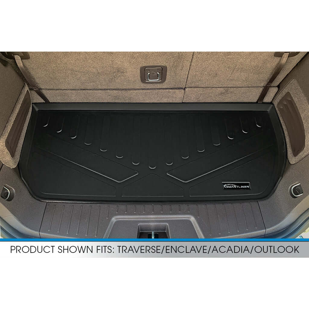 SMARTLINER Floor Liners for Traverse/Enclave/Acadia/Outlook ((2nd Row Bench))