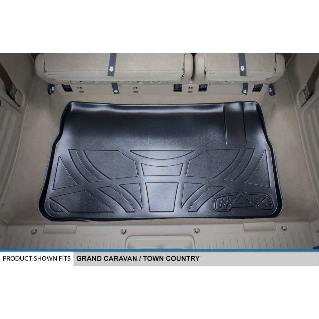 Smart Trim™ Floor Liners For 2013-2020 Dodge Grand Caravan (2nd Row Bucket) and no Super Console