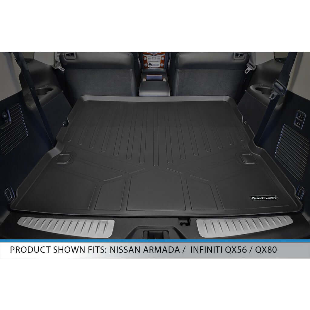 SMARTLINER Custom Fit Floor Liners For 17 18 Armada/11 13 Infiniti QX56/2014 2018 QX80