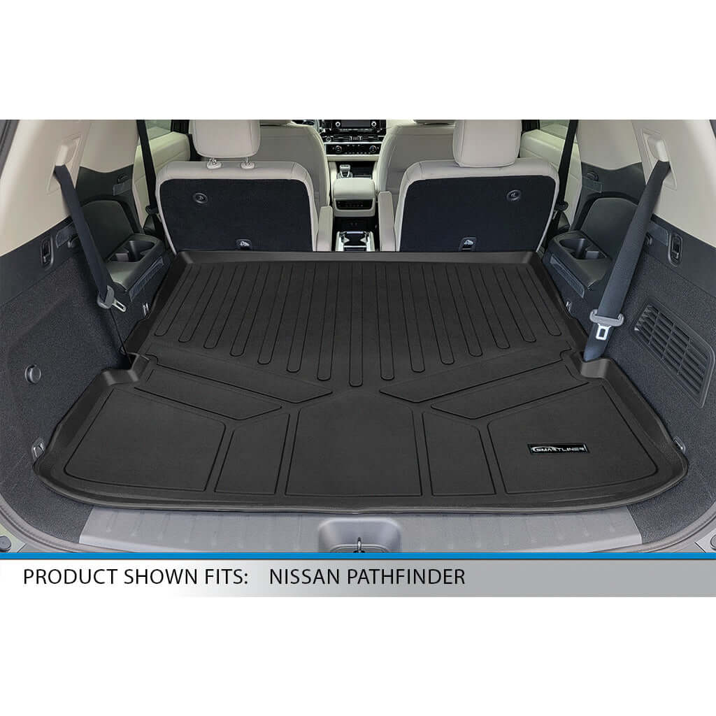 SMARTLINER Floor Liners for 2022-2026 Nissan Pathfinder (7 Passenger)