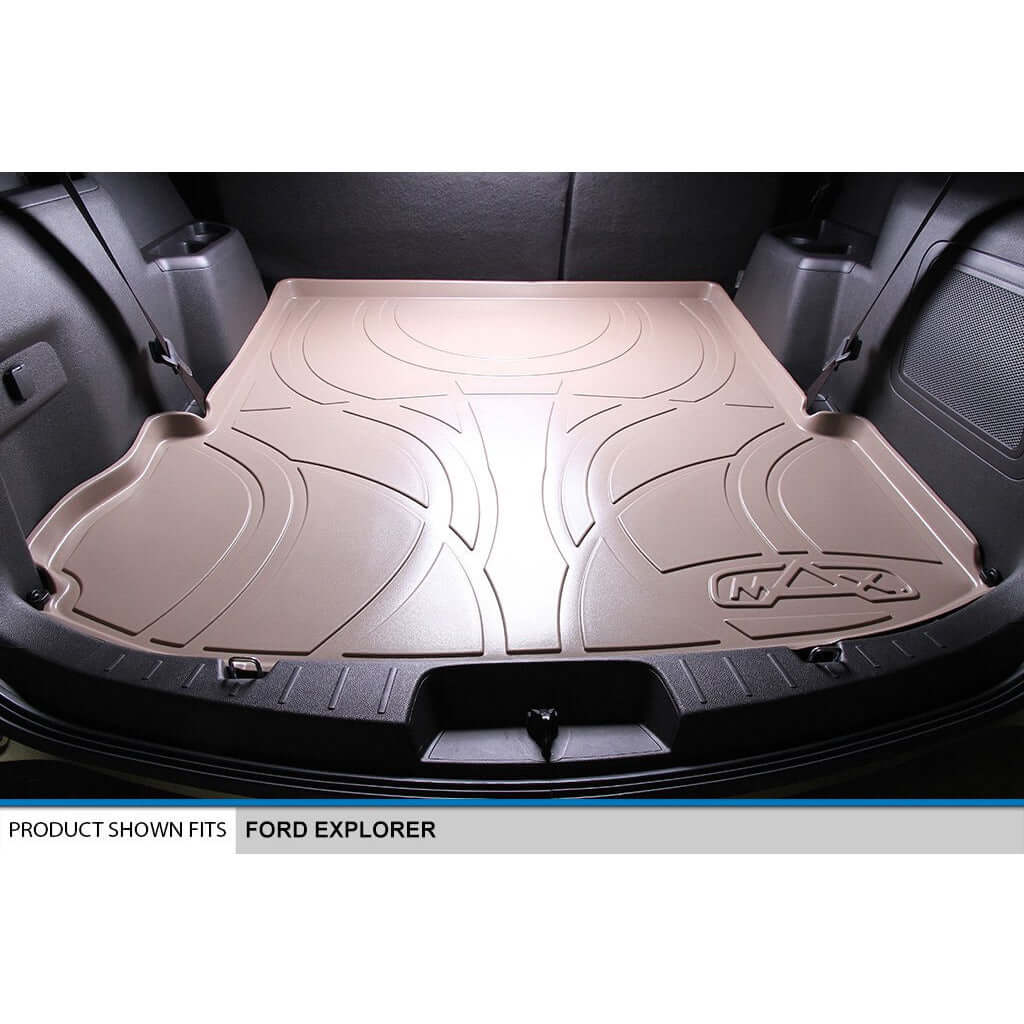 SMARTLINER Custom Fit Floor Liners For 2017-2019 Ford Explorer without 2nd Row Center Console