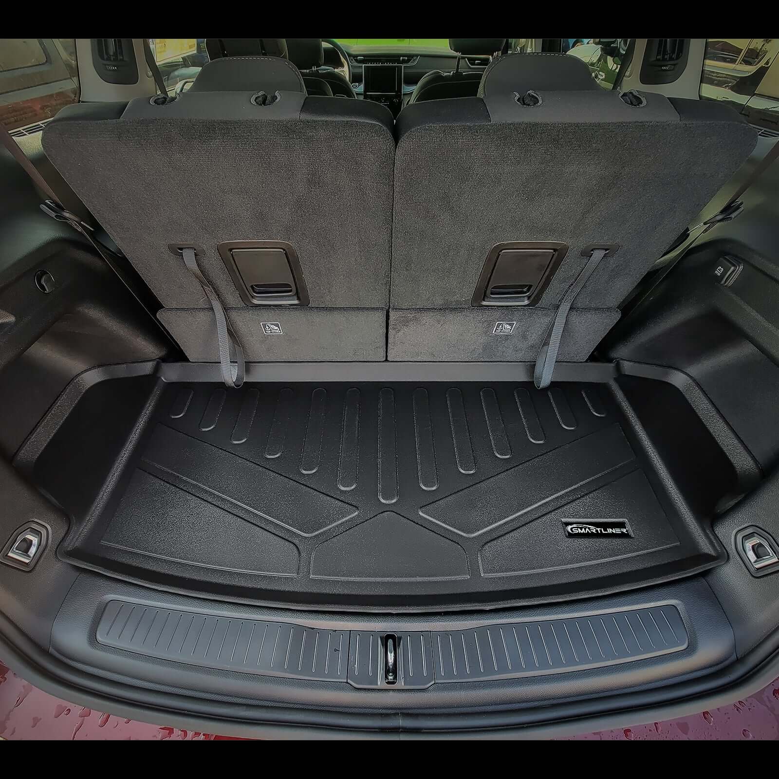 SMARTLINER Floor Liners for 2021-2026 Jeep Grand Cherokee L w/ 2nd Row Bench Seat (No subwoofer)