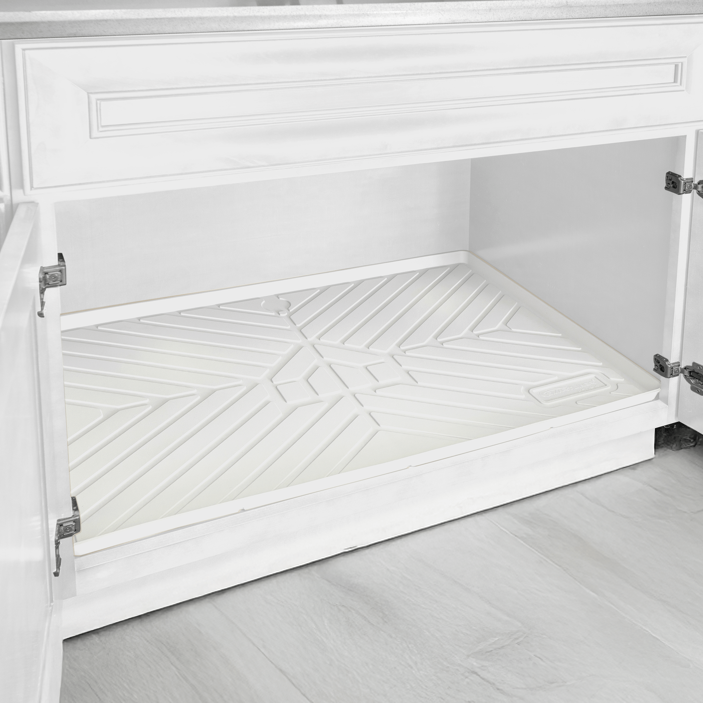 SMARTLINER HOME™ Under Sink Cabinet Kitchen Mats Compatible With Standard Kitchen Cabinets 22.5" x 28.5"