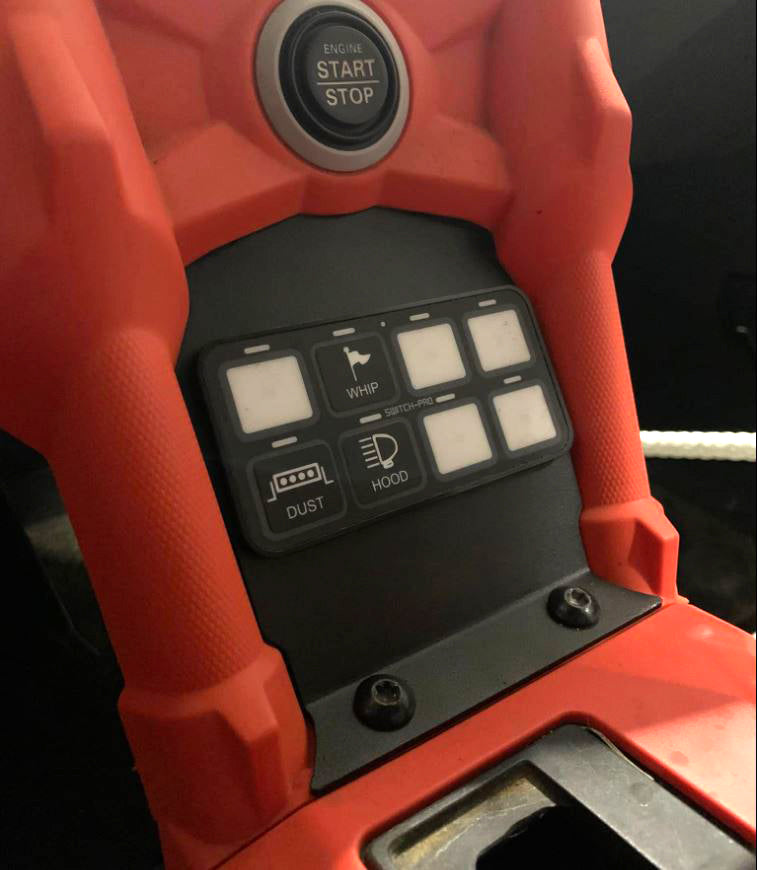 Can-Am X3 Switch-Pros 8 Lower Dash Plate