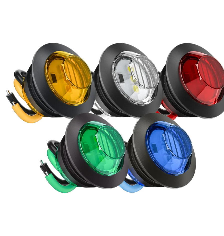 Marker and Clearance Lights for Trailers, RV's, Trucks, Boats - RED