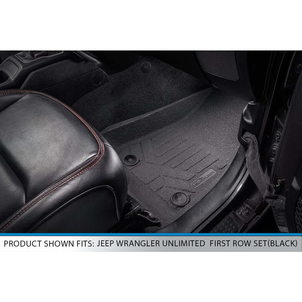 SMARTLINER Floor Liners for 2018-2020 Jeep Wrangler (2 Door Models)