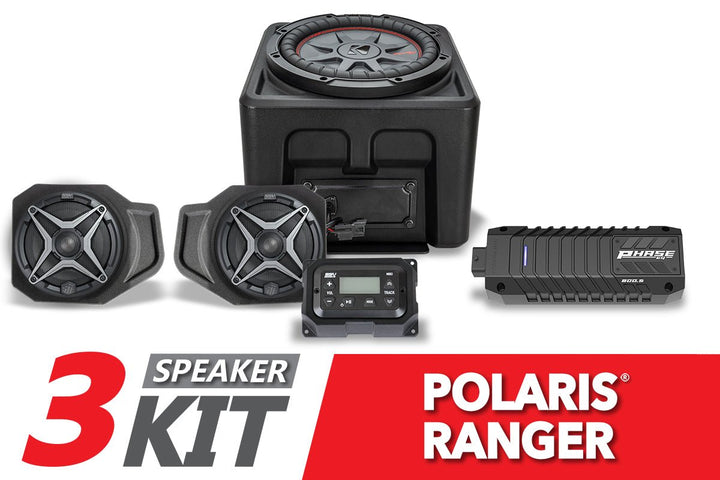 2018-2024 Polaris Ranger XP1000 SSV Works 3-Speaker Audio System