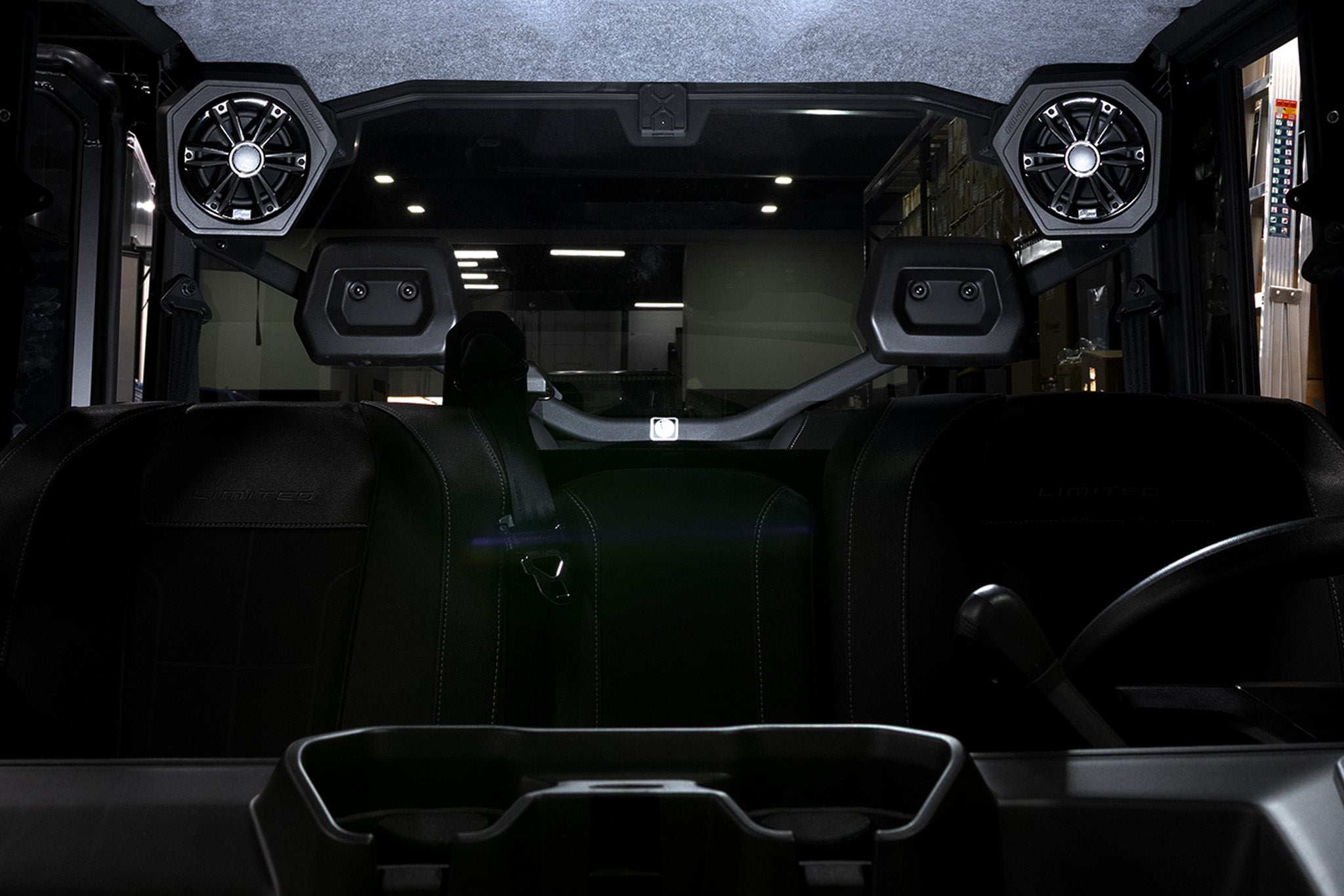 Can-Am® Defender HD11 BRP GO! Dual Subwoofer Stage 7 Stereo Kit | UTVS-DEF2-S7-GO