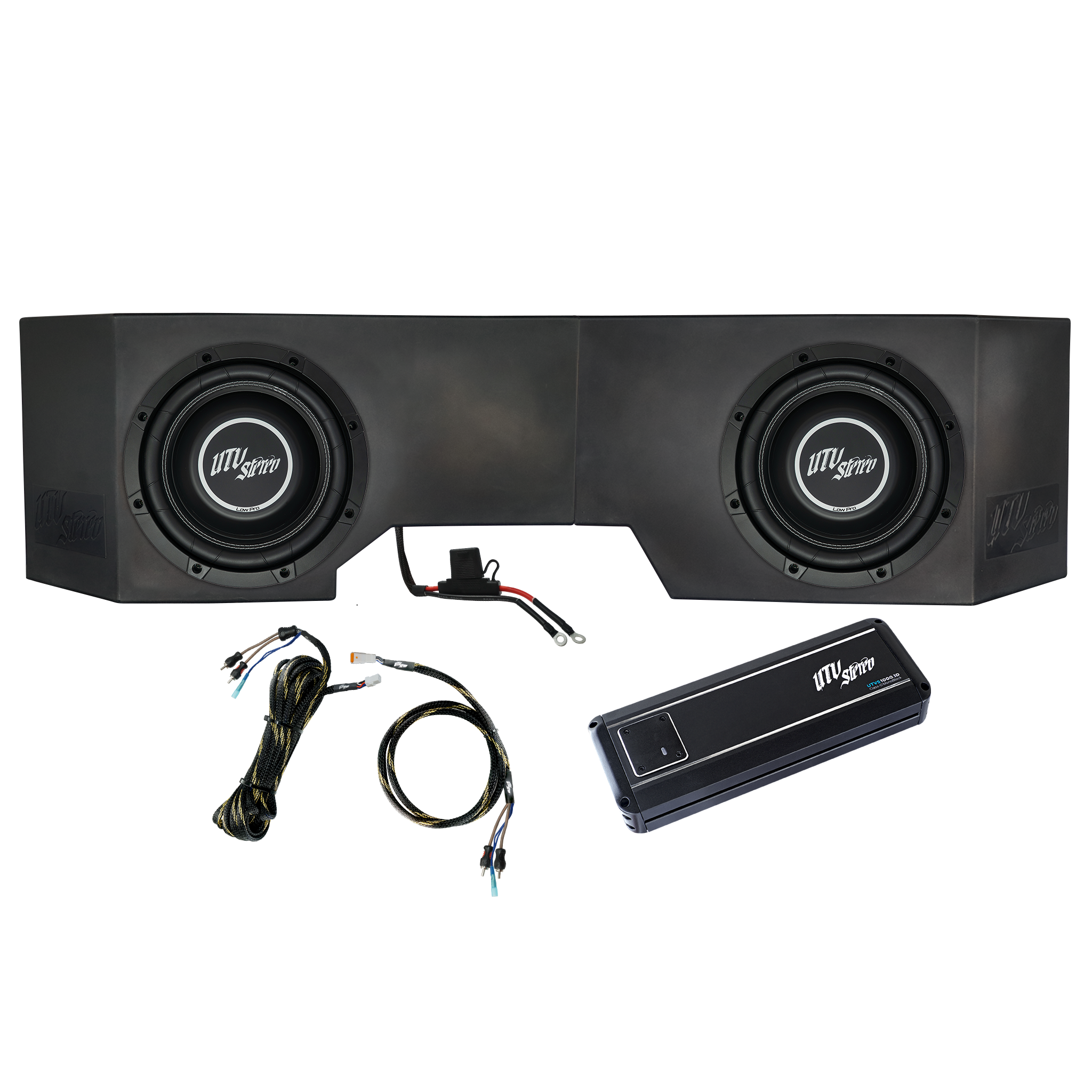 Can-Am® Defender HD10 1000W Dual 10" Subwoofer Kit | UTVS-DEF-SUB-1000-2