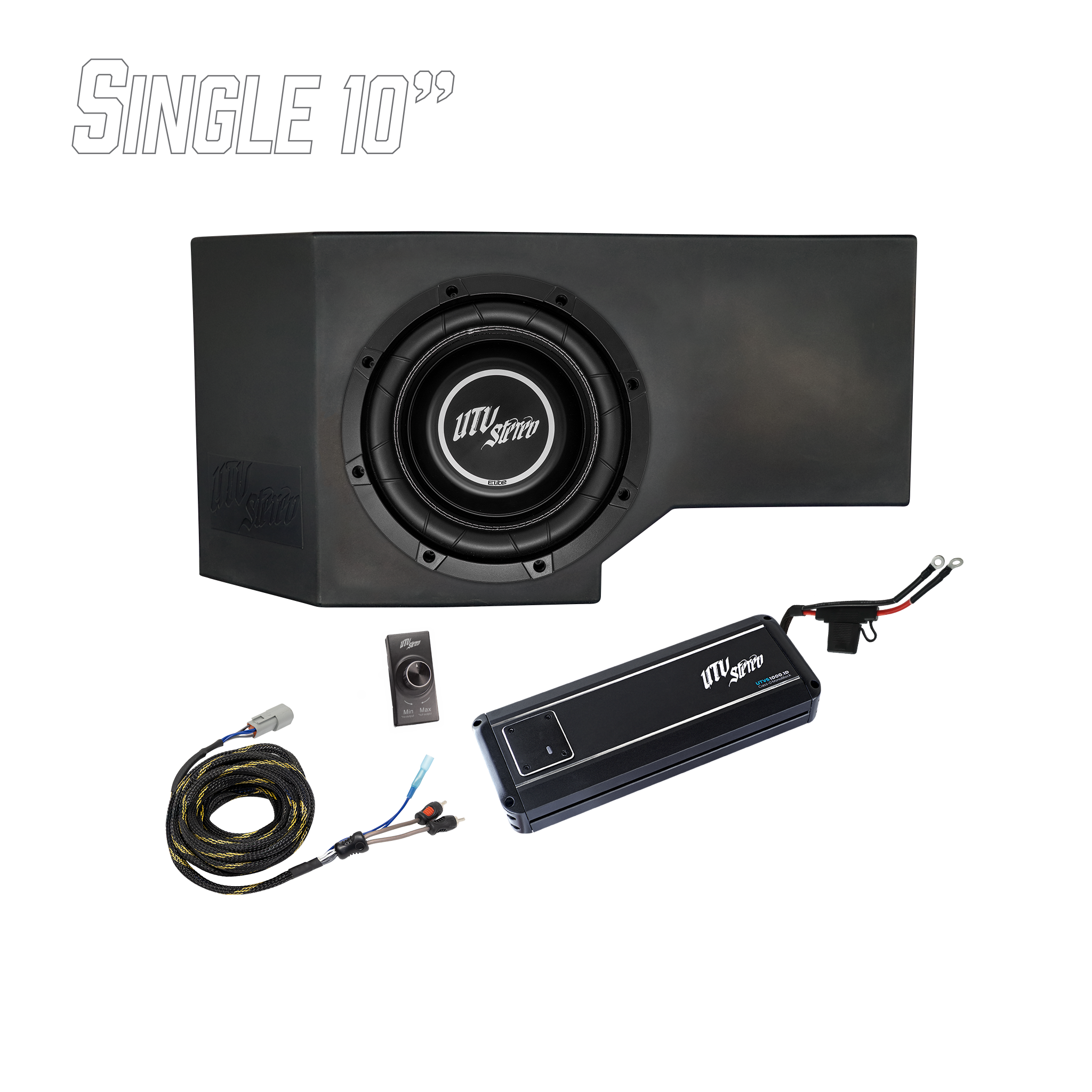Can-Am® Defender HD11 1000W Single 10" Subwoofer Kit | UTVS-DEF2-1000-1-GO
