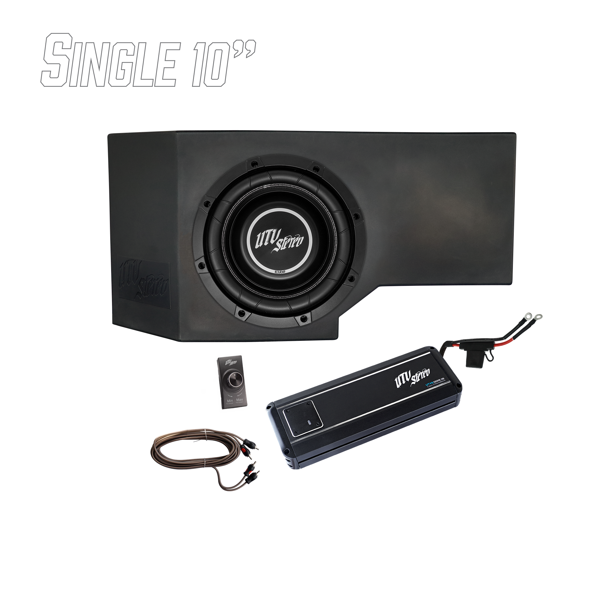 Can-Am® Defender HD11 1000W Single 10" Subwoofer Kit | UTVS-DEF2-1000-1-GO