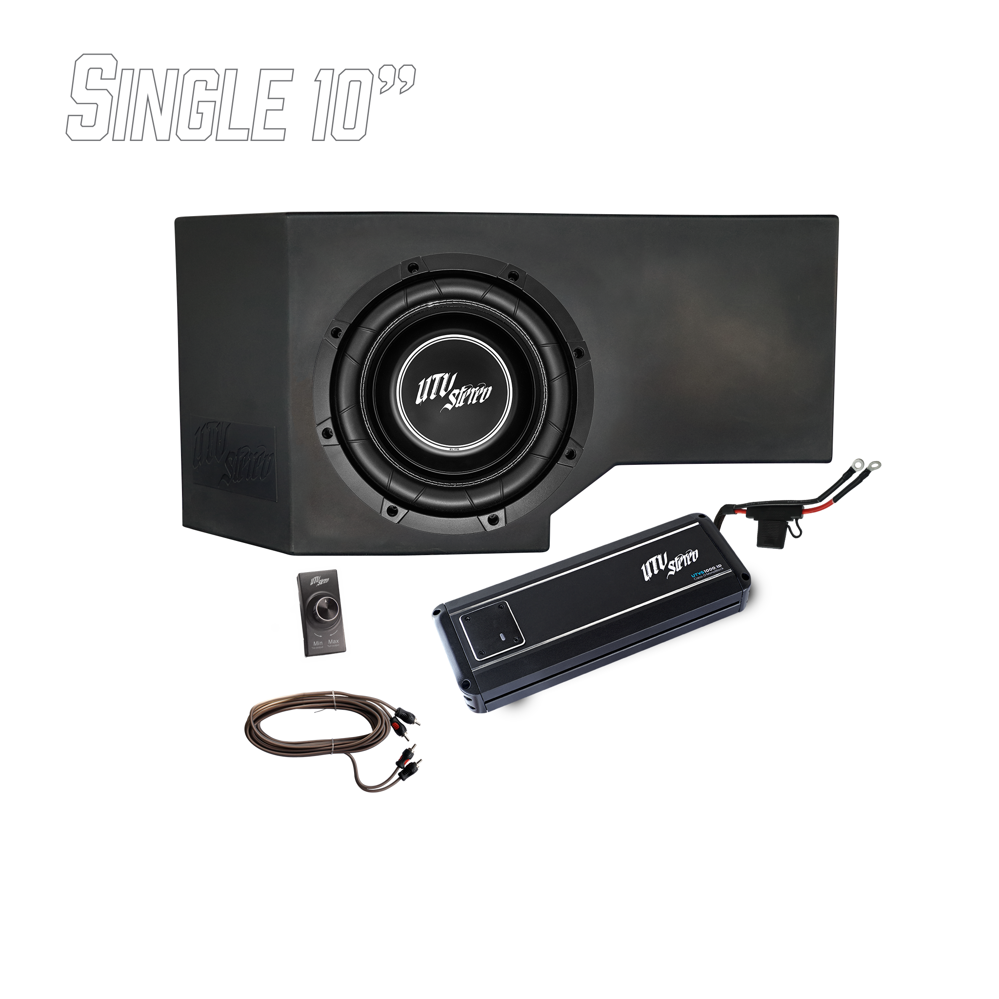 Can-Am® Defender HD11 1000W Single 10" Subwoofer Kit | UTVS-DEF2-1000-1-GO