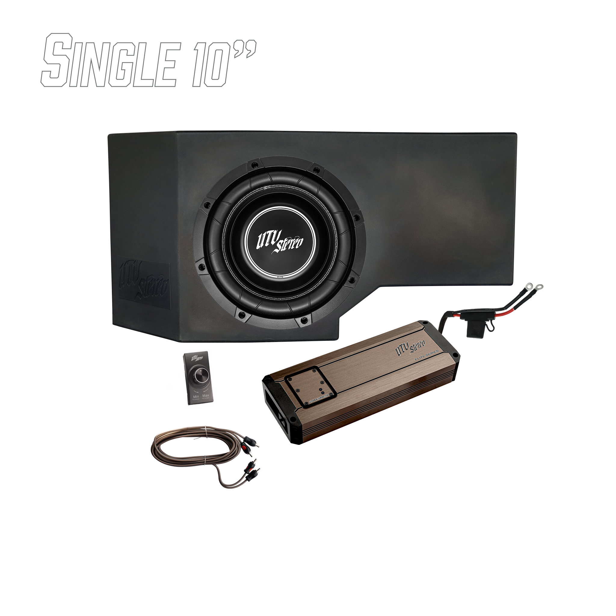 Can-Am® Defender HD11 1200W Single 10" Subwoofer Kit | UTVS-DEF2-1200-1-GO