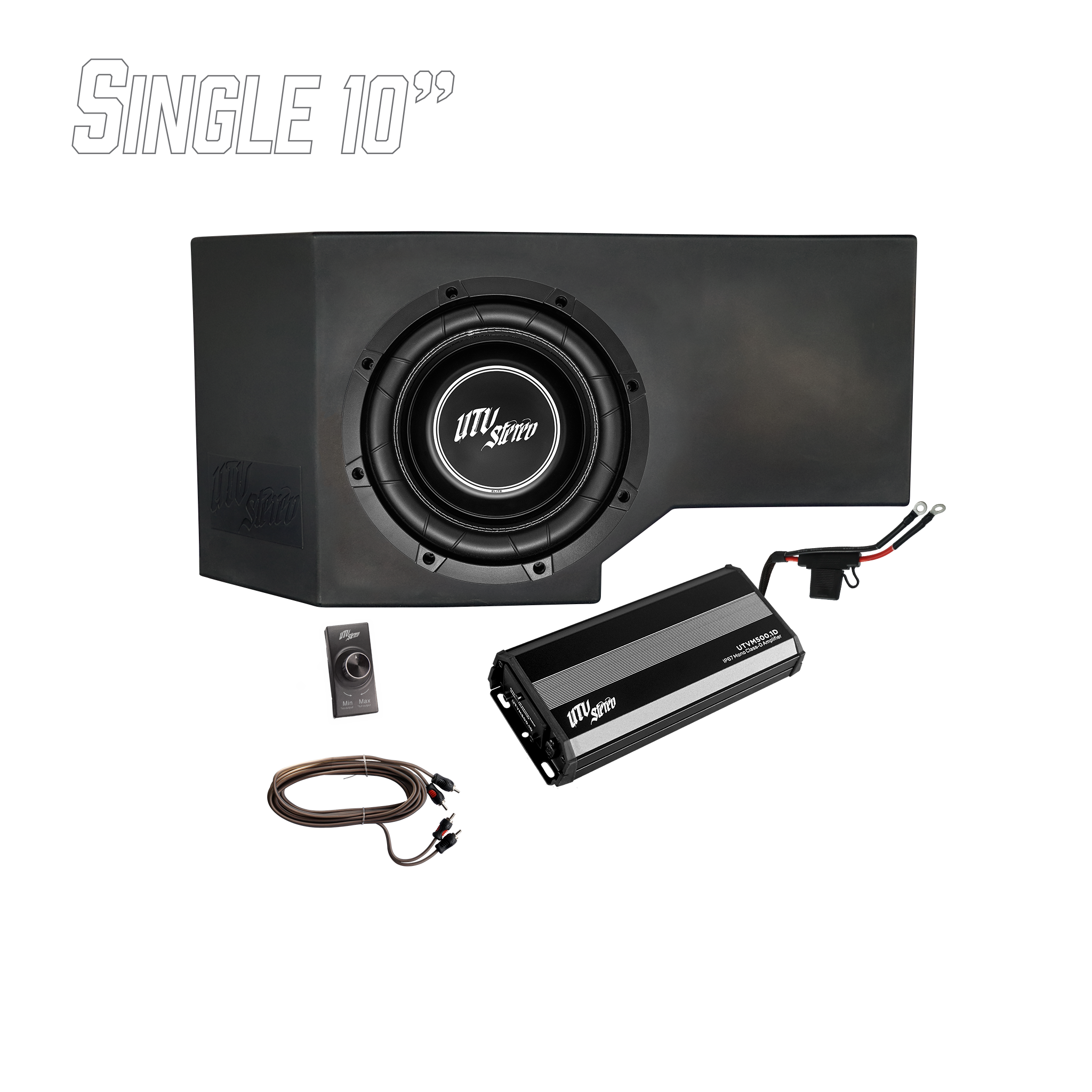 Can-Am® Defender HD11 500W Single 10" Subwoofer Kit | UTVS-DEF2-500-1-GO