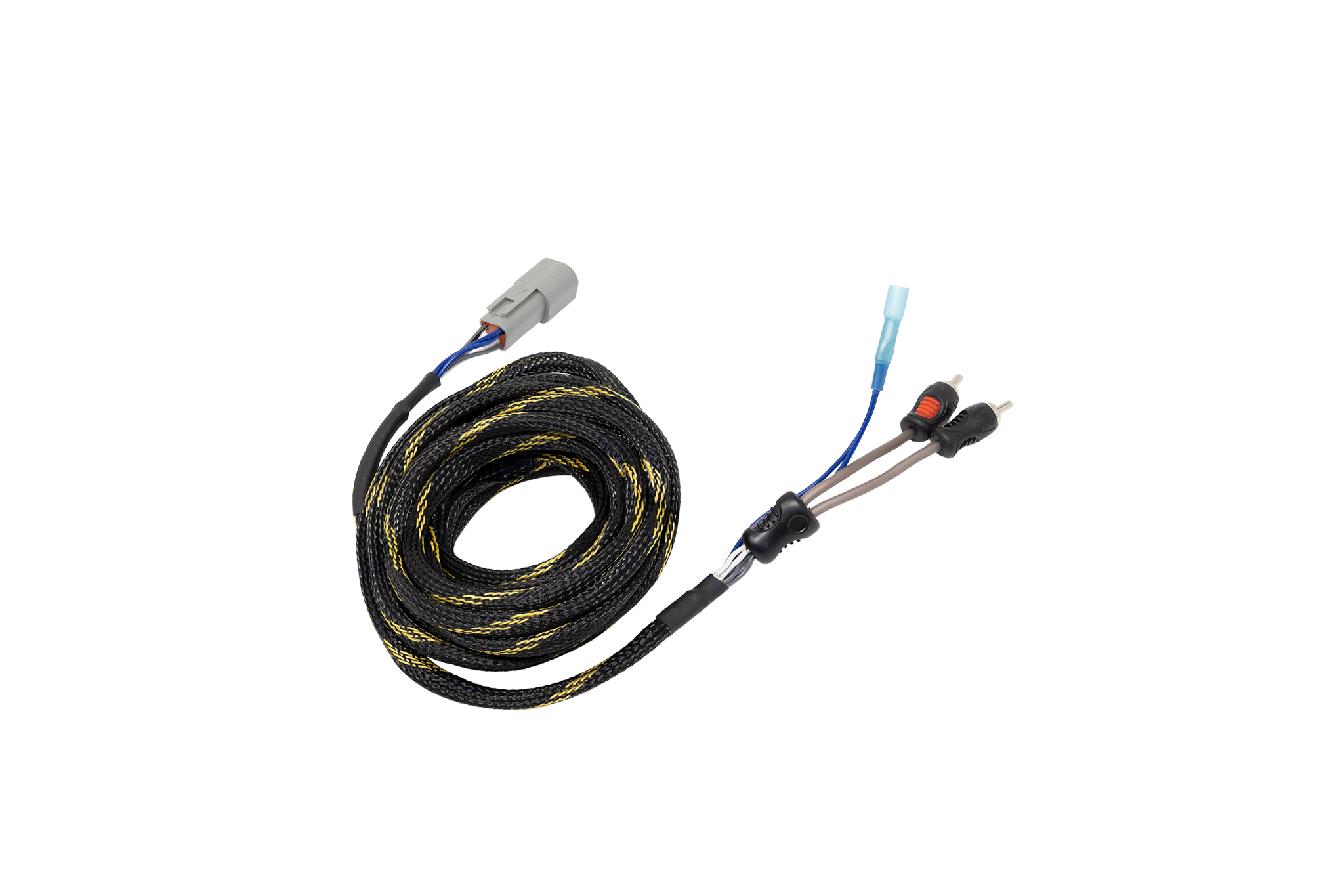 UTV Stereo Defender HD11 BRP GO! Subwoofer RCA Output Harness - 16' | UTVS-DEF2-GO-SUB-OUT-16