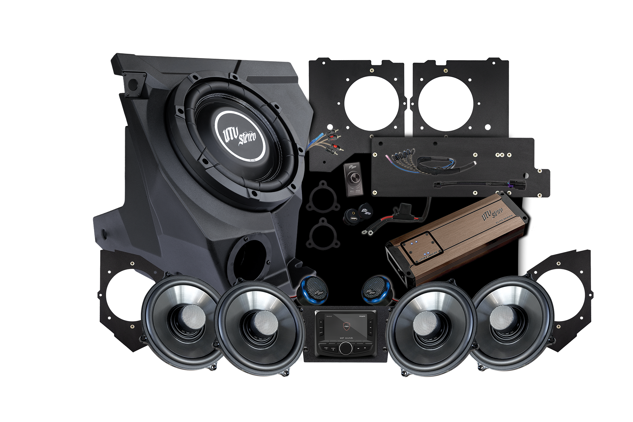 KAWASAKI® TERYX H2 Elite Stage 6 Stereo Kit | UTVS-H2-S6