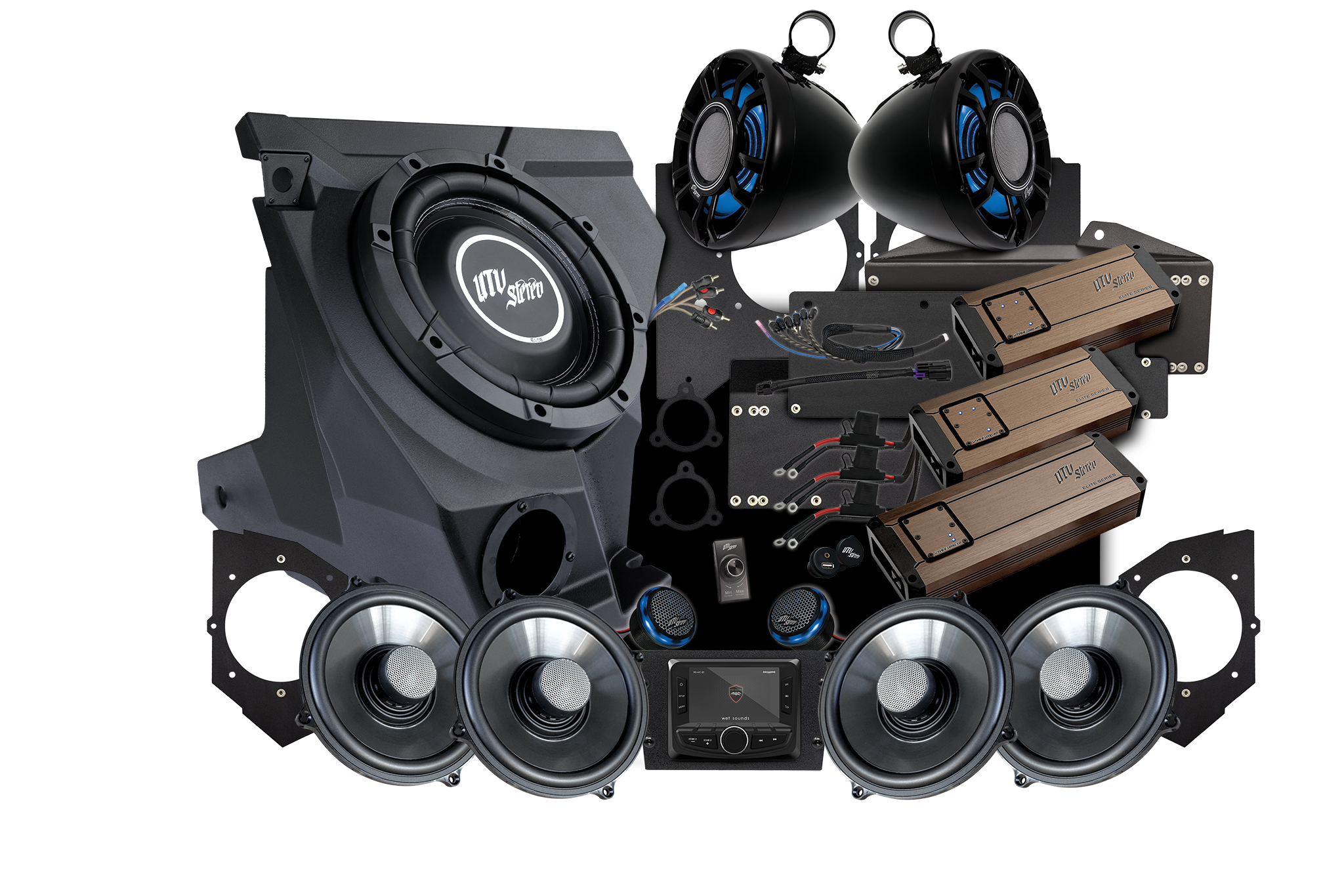 KAWASAKI® TERYX H2 Elite Stage 8 Stereo Kit | UTVS-H2-S8