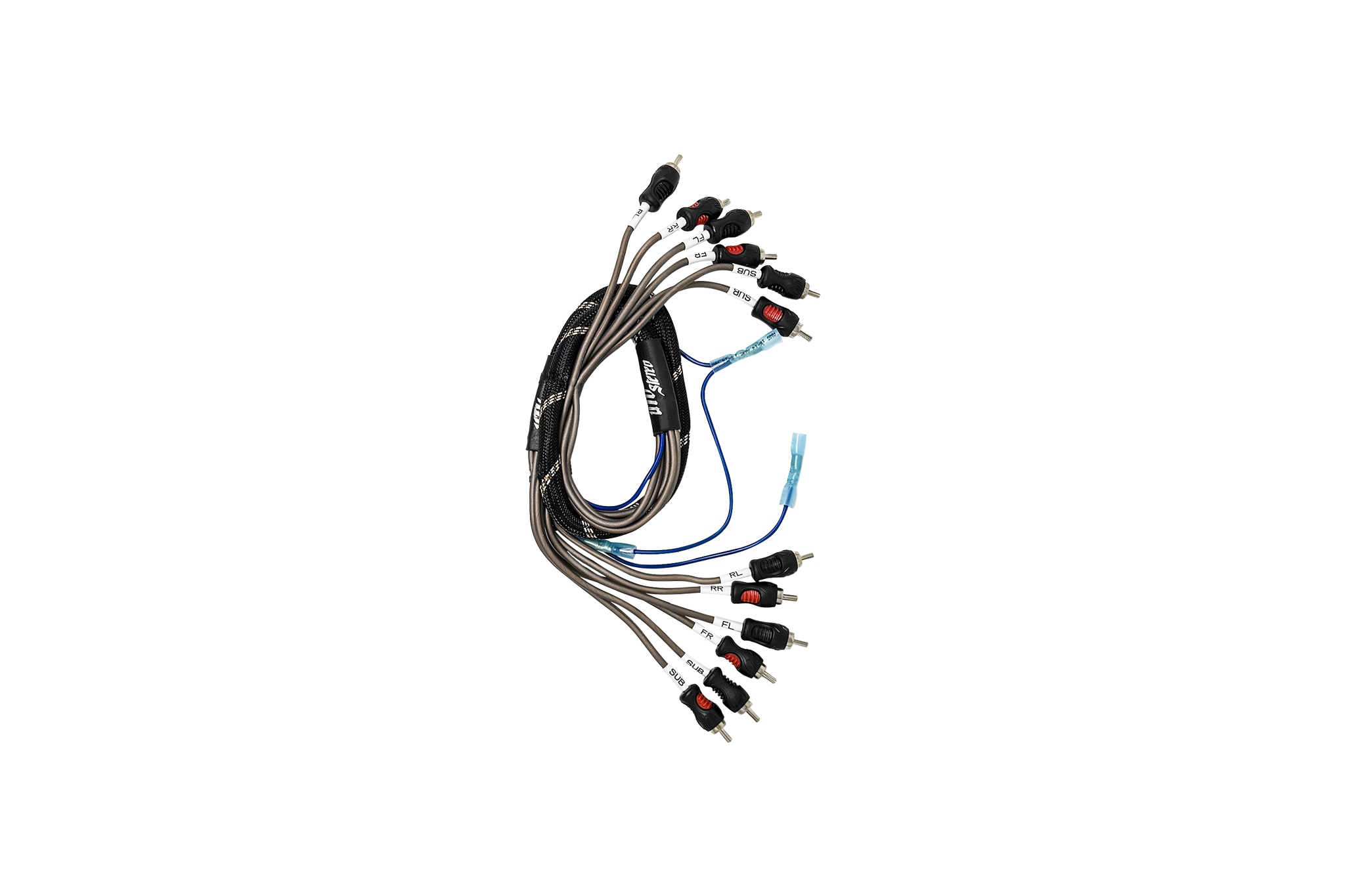 UTV Stereo 6-Channel RCA Harness - Front, Rear, Subwoofer, + Remote | UTVS-HRN-RCA-3