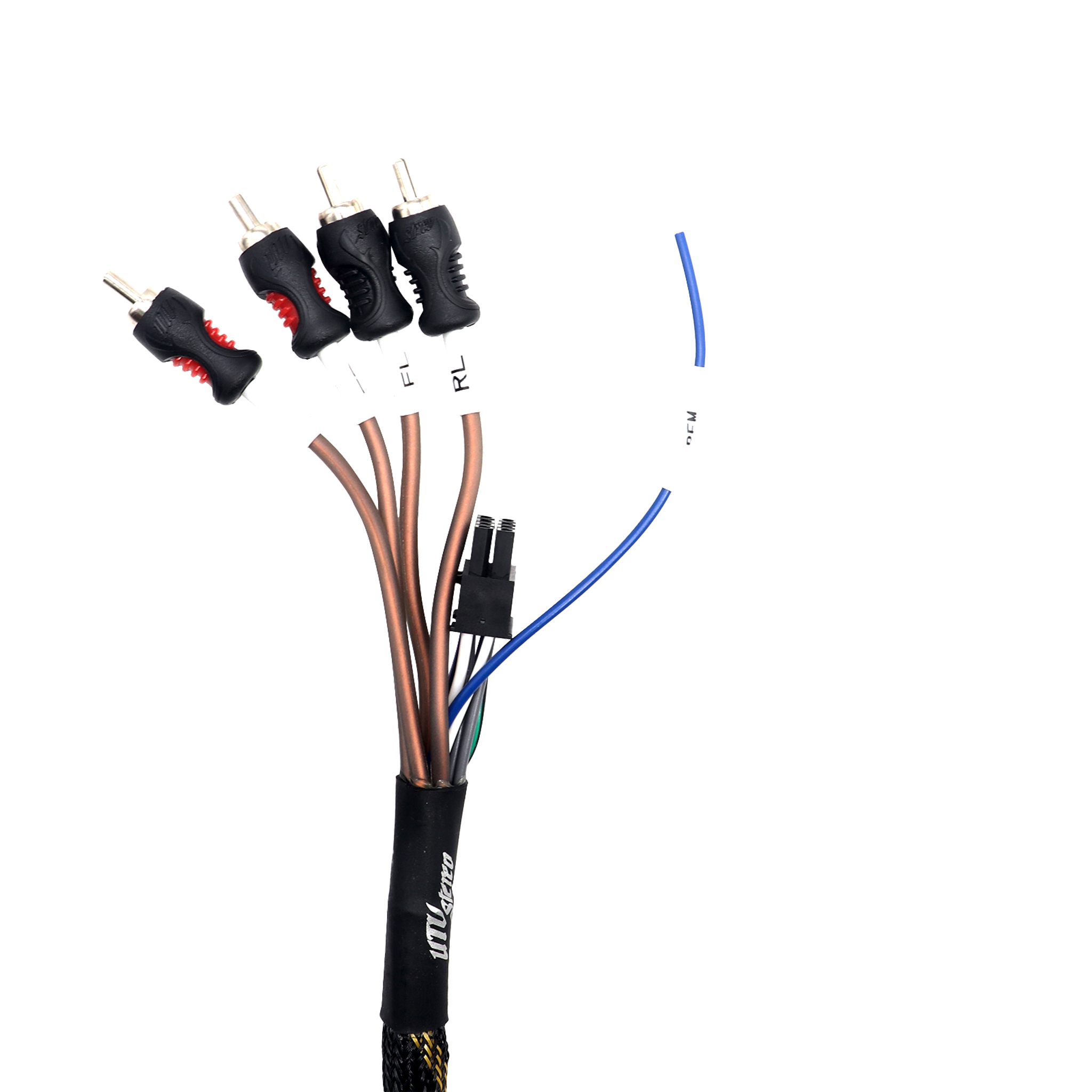 '20-'26 RZR® Pro Series Ride Command Front & Rear RCA Output + Speaker Wire & Remote | UTVS-PRO-RC-RCA-OUT