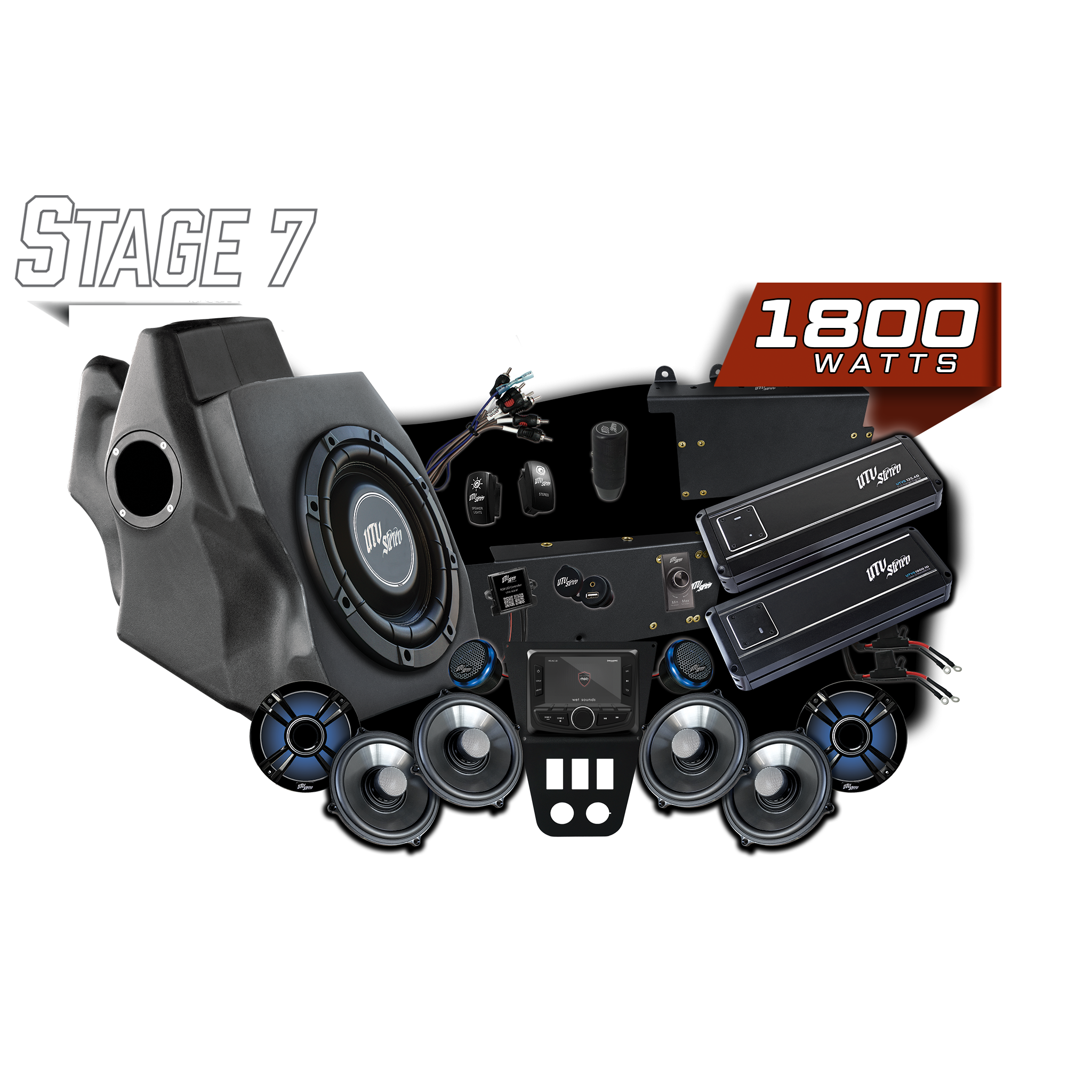'20-'24 RZR® Pro Series Signature Stage 7 Stereo Kit | UTVS-PRO-S7-S