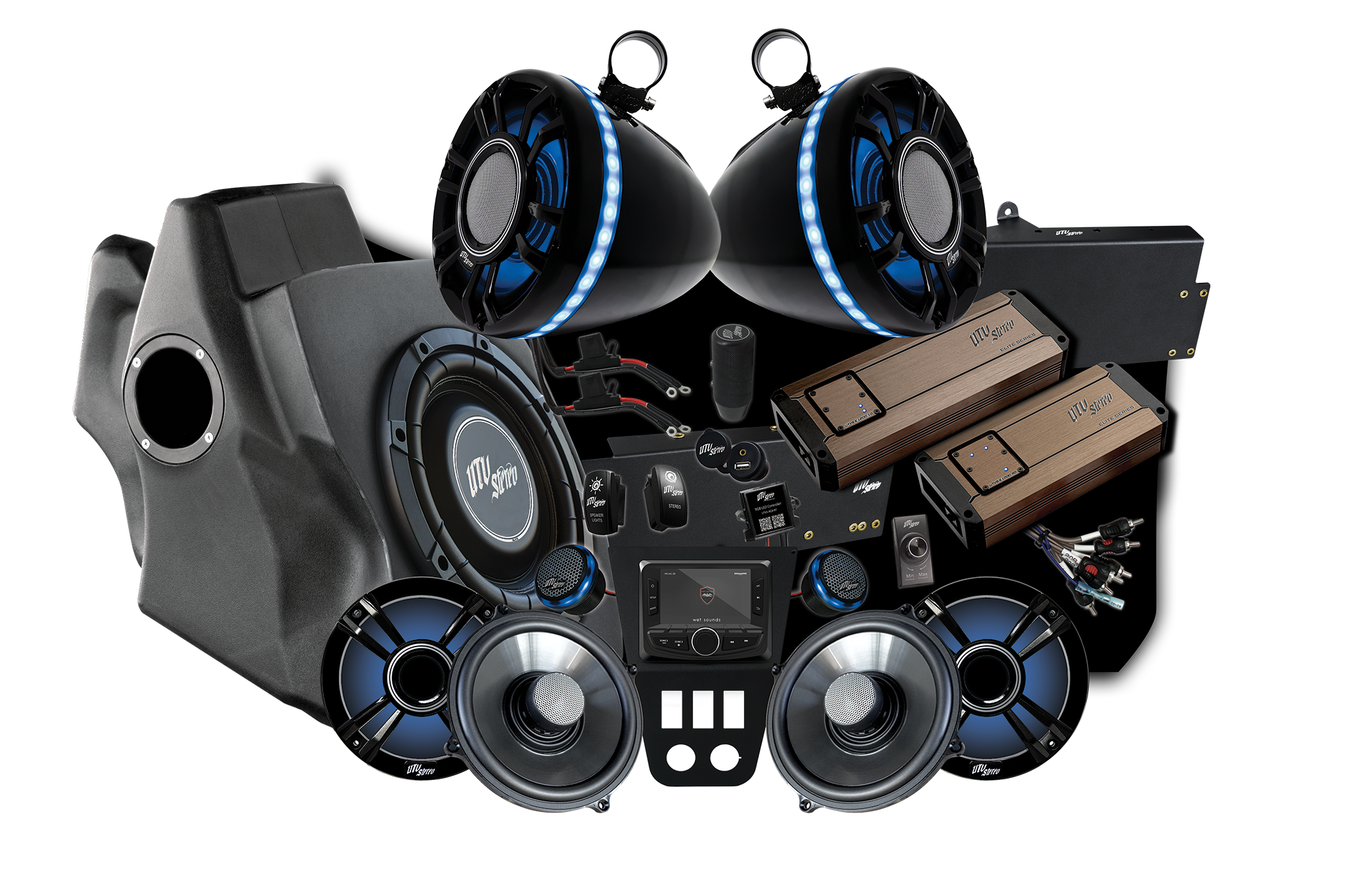 '20-'24 RZR® Pro Series Elite Stage 7 Stereo Kit | UTVS-PRO-S7-E
