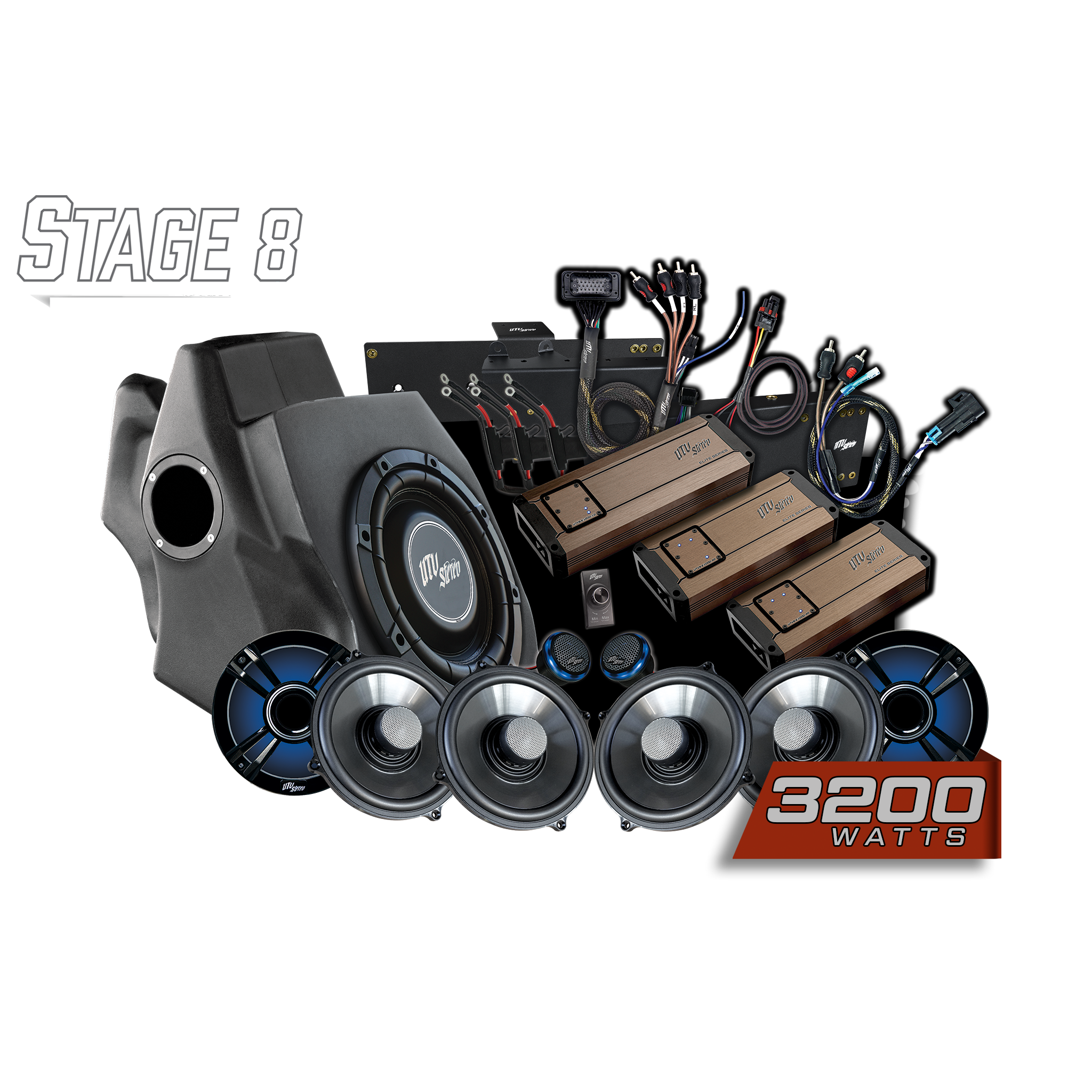 '20-'24 RZR® Pro Series Ride Command® Stage 8 Stereo Kit | UTVS-PRO-S8-RC