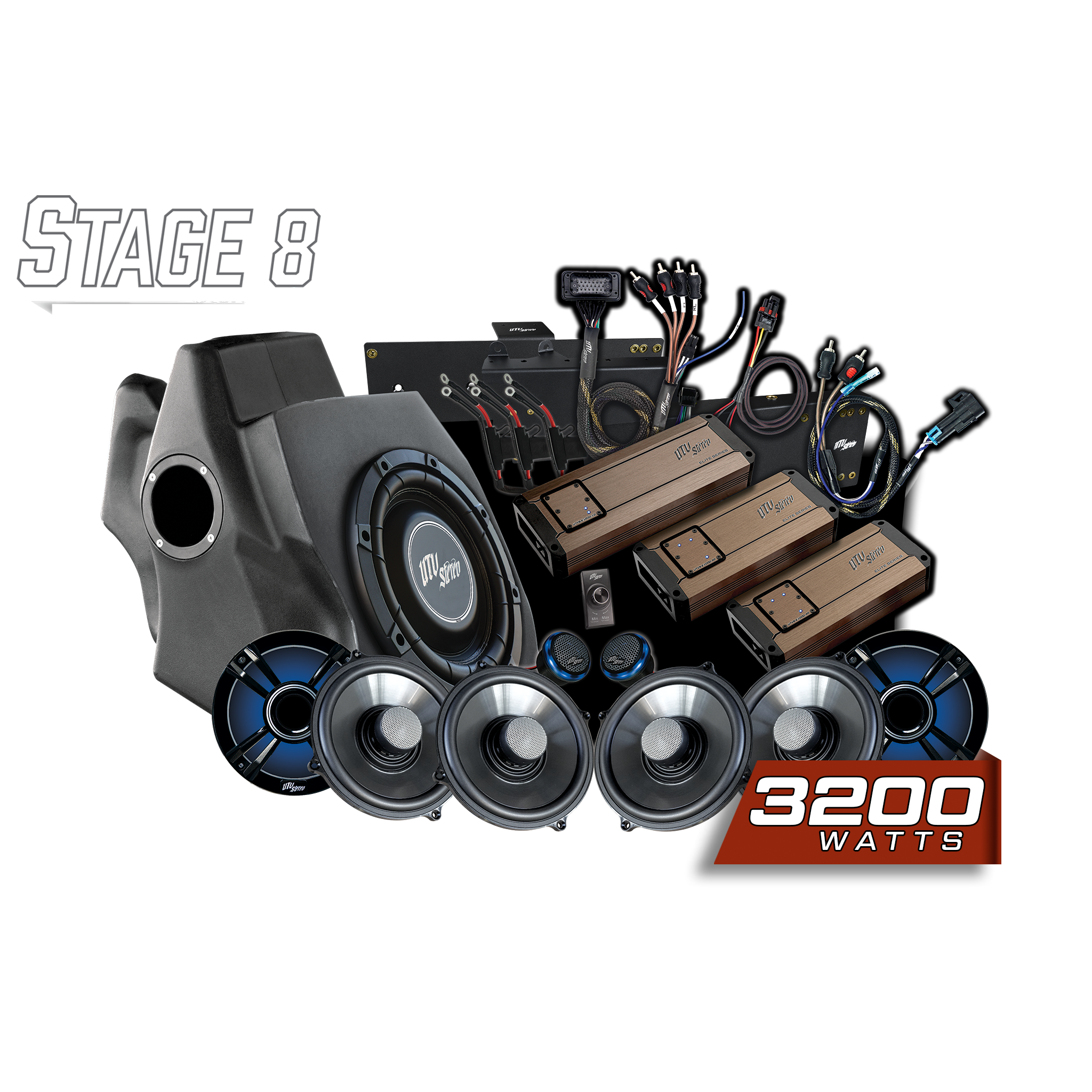'20-'24 RZR® Pro Series Ride Command® Stage 8 Stereo Kit | UTVS-PRO-S8-RC