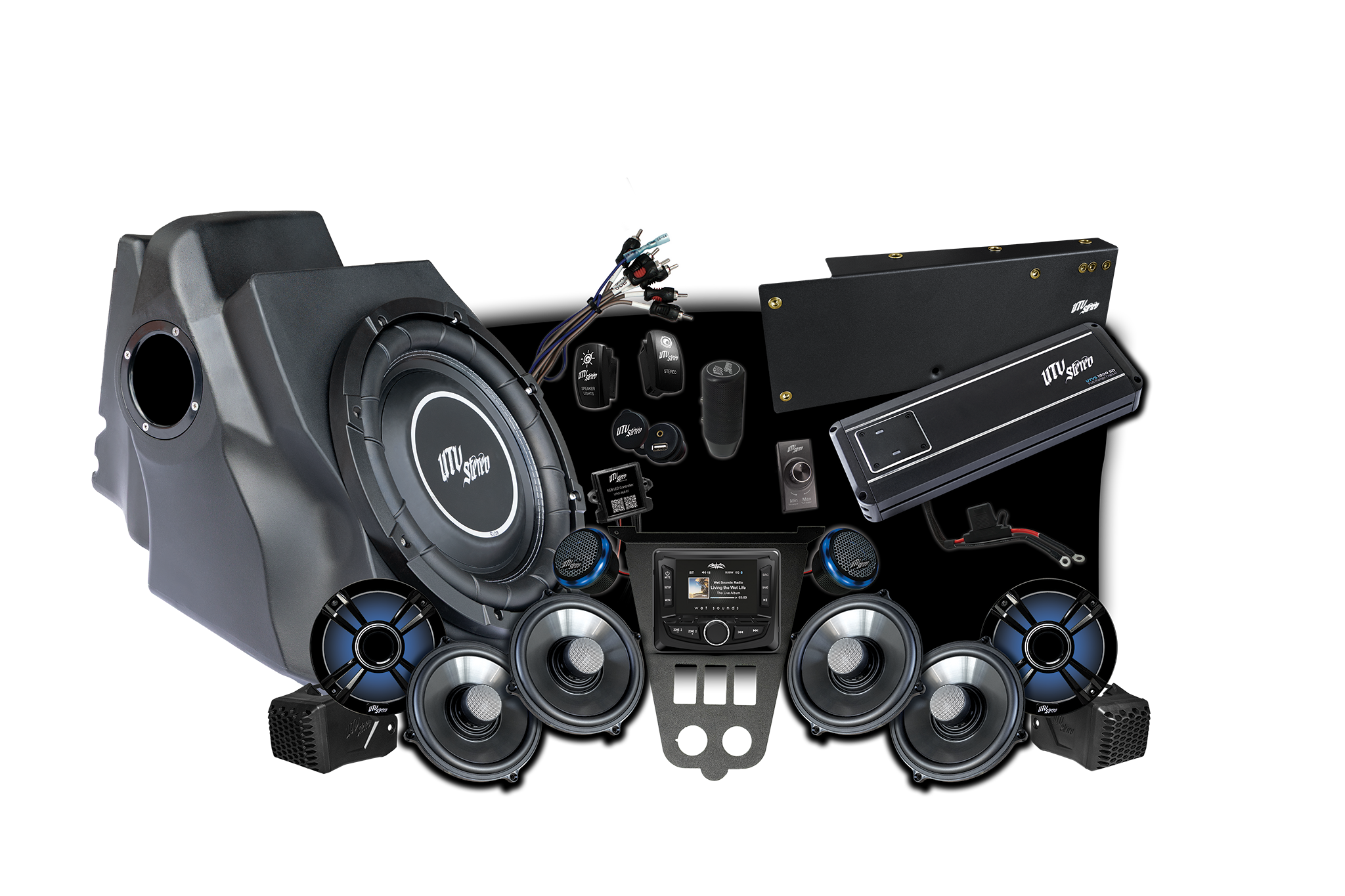 '25-'26 RZR® Pro Series Signature Stage 6 Stereo Kit | UTVS-PRO2-S6-S