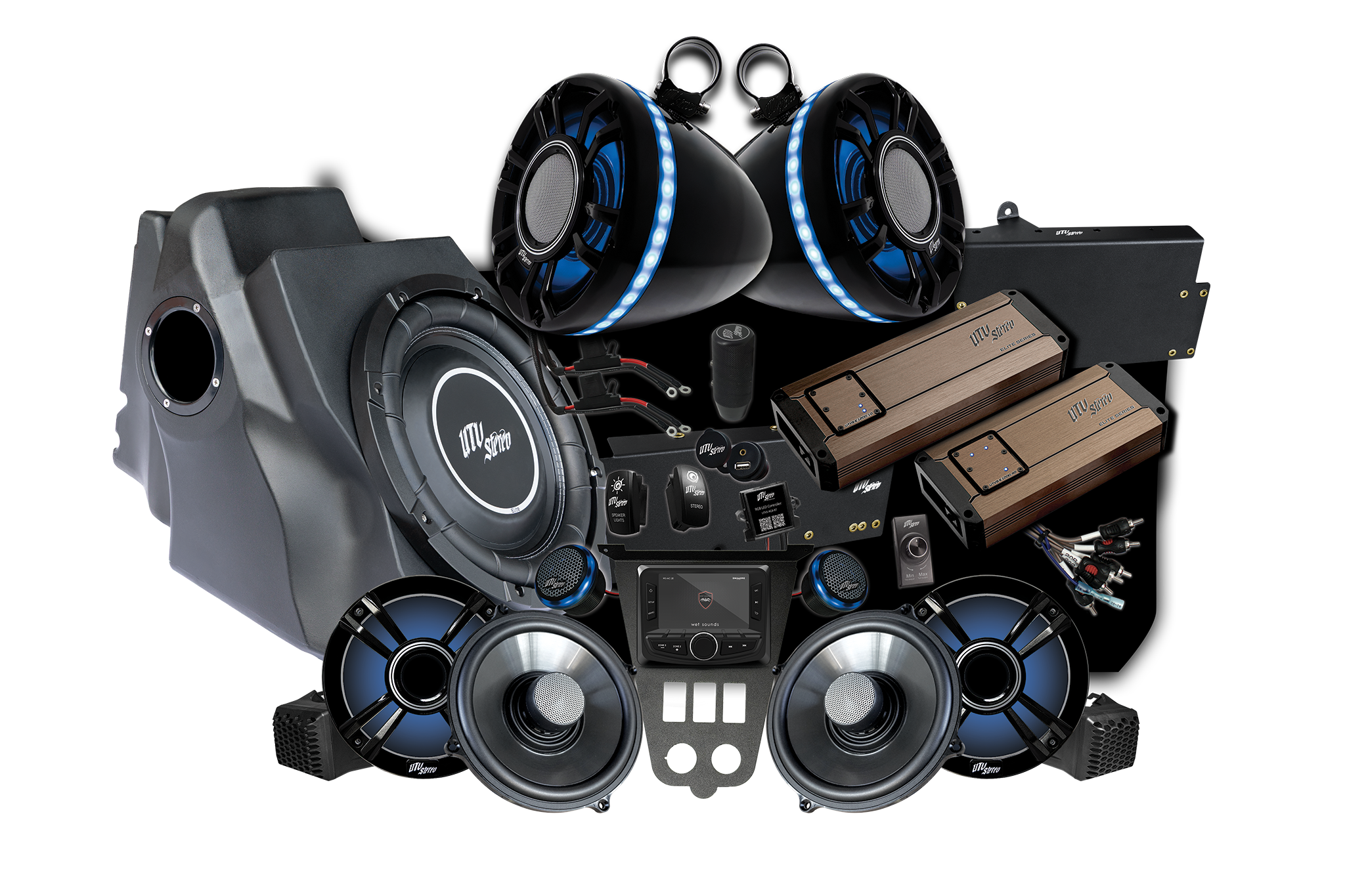 '25-'26 RZR® Pro Series Elite Stage 7 Stereo Kit | UTVS-PRO2-S7-E