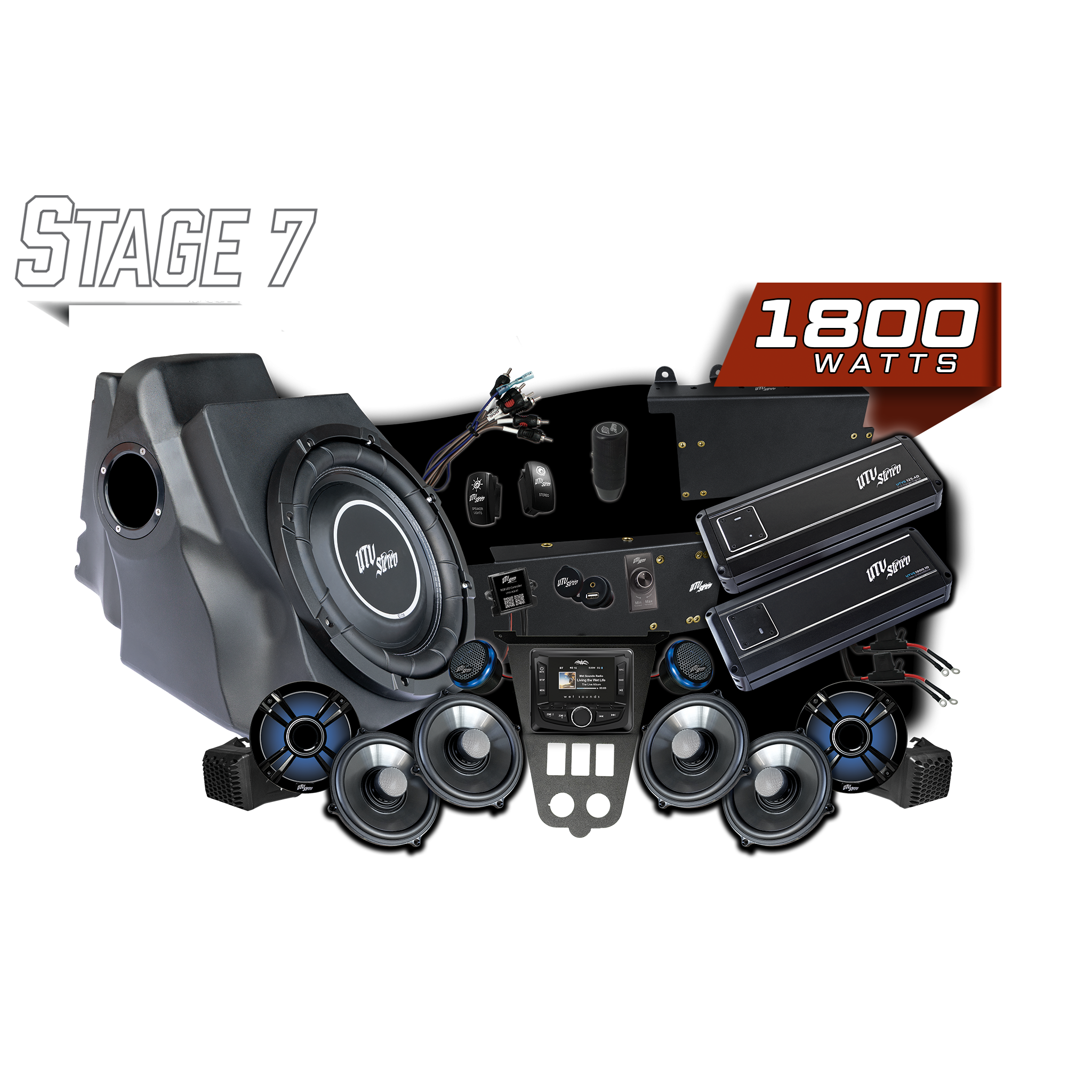 '25-'26 RZR® Pro Series Signature Stage 7 Stereo Kit | UTVS-PRO2-S7-S