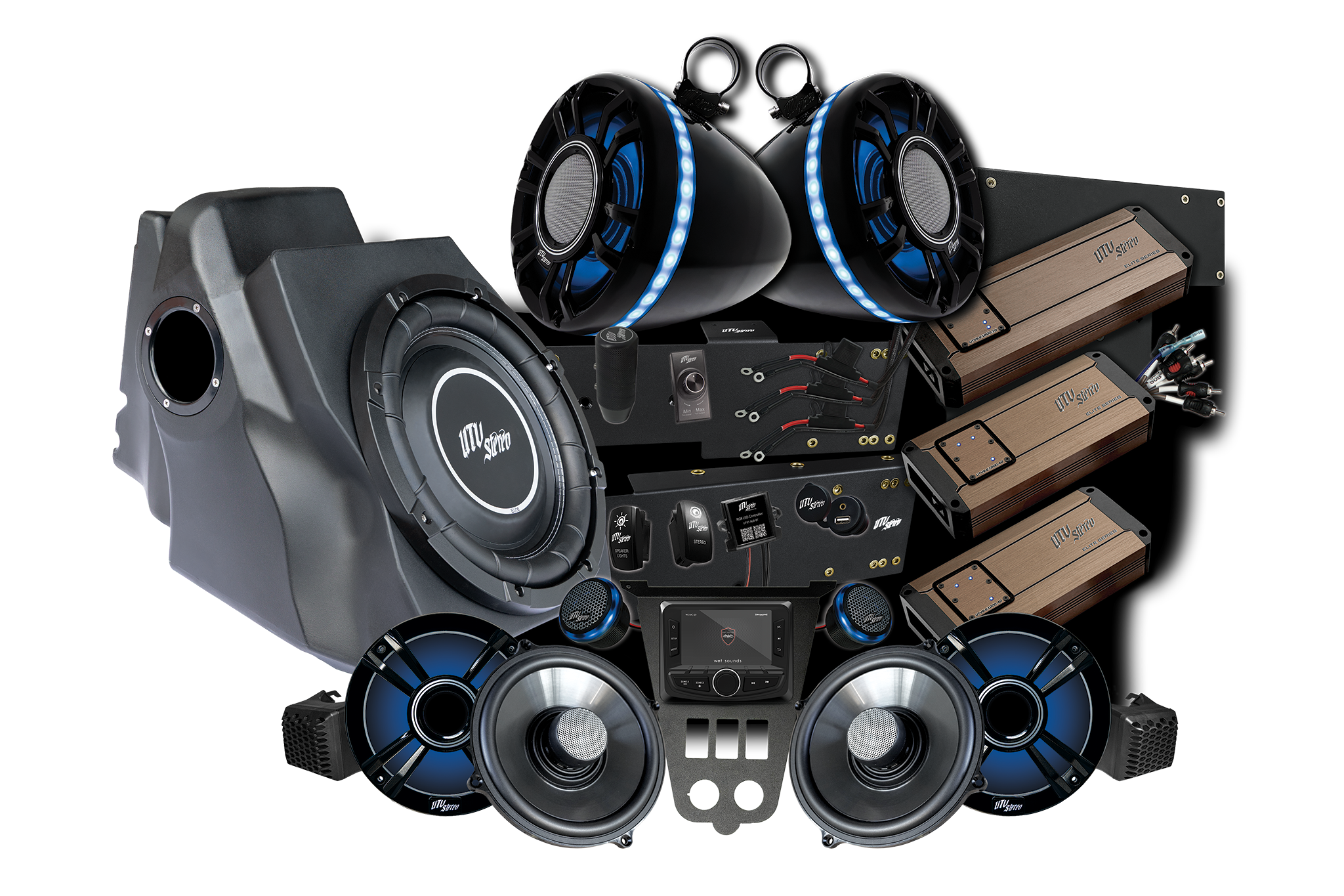 '25-'26 RZR® Pro Series Elite Stage 8 Stereo Kit | UTVS-PRO2-S8-E