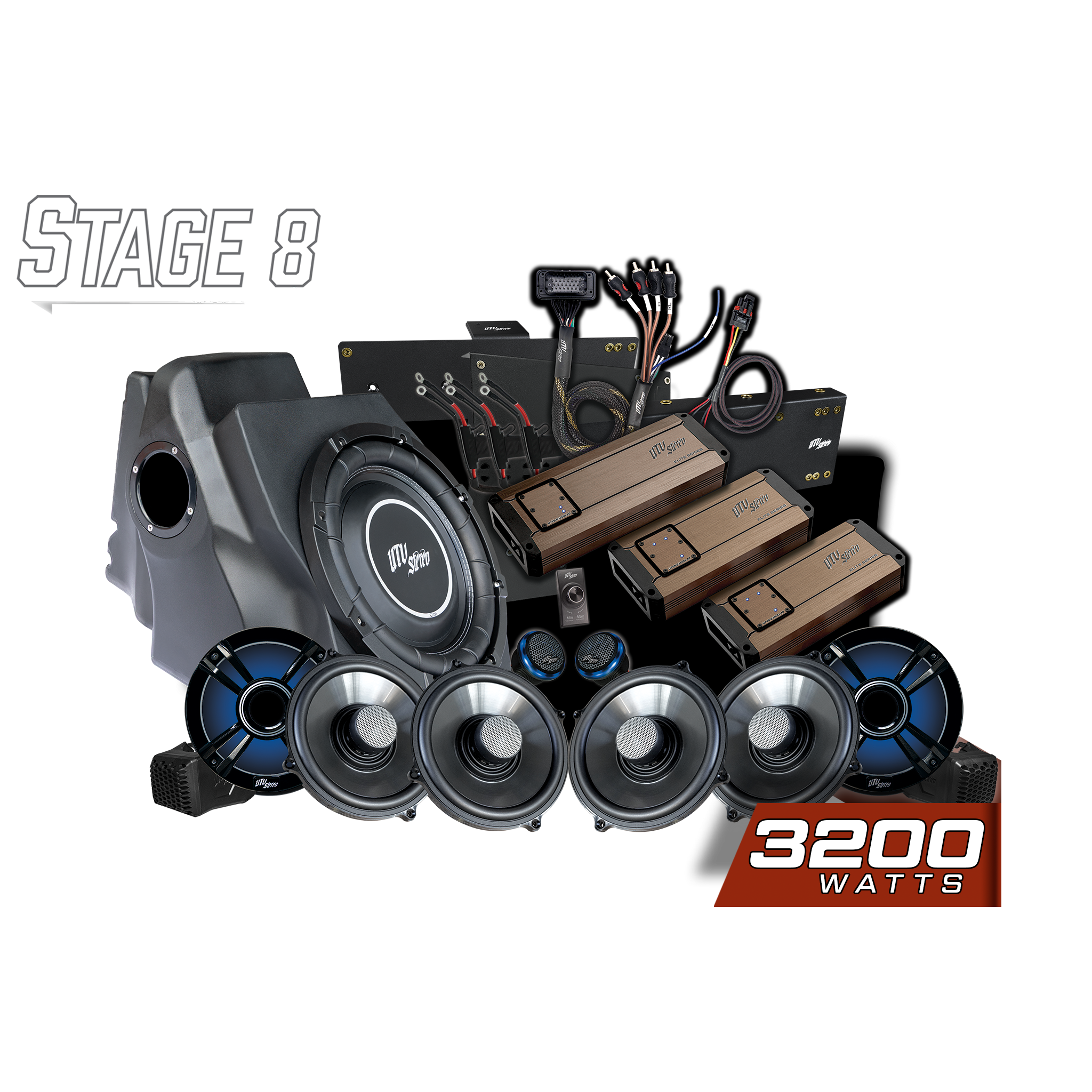 '25-'26 RZR® Pro Series Ride Command® Stage 8 Stereo Kit | UTVS-PRO2-S8-RC