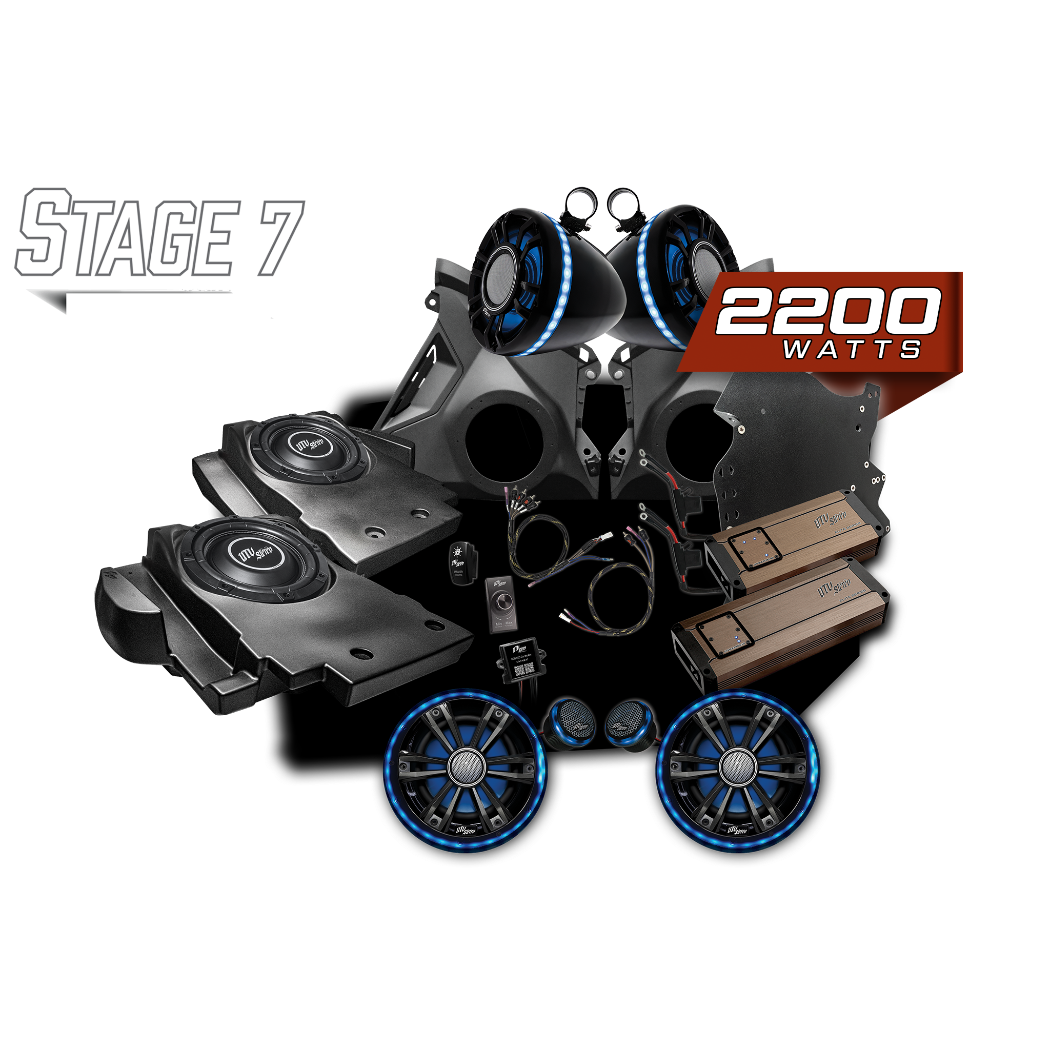 Can-Am® Maverick R BRP GO! Elite Series Stage 7 Stereo Kit | UTVS-R-S7-E-GO