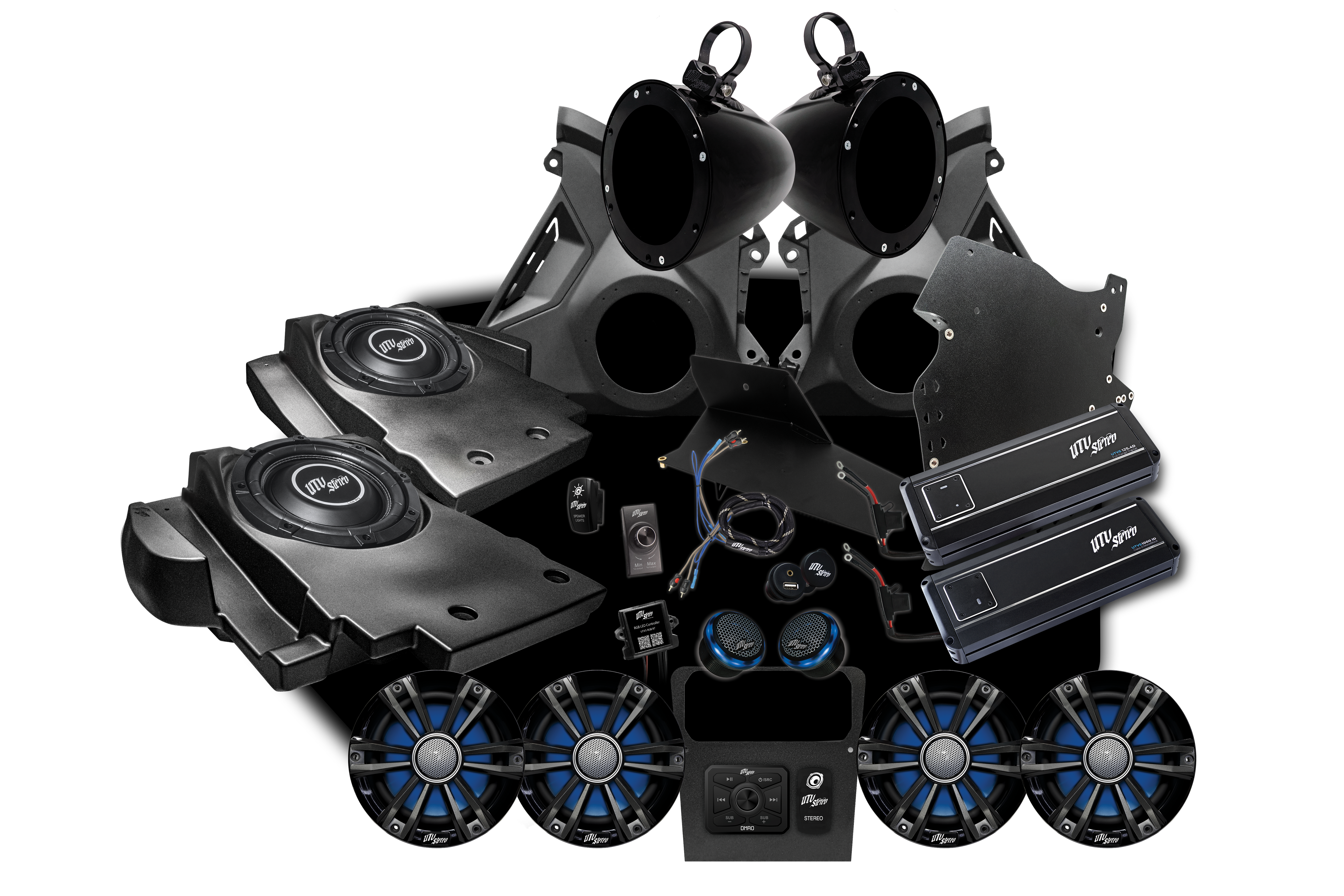 Can-Am® Maverick R Signature Series Stage 7 Stereo Kit | UTVS-R-S7-S
