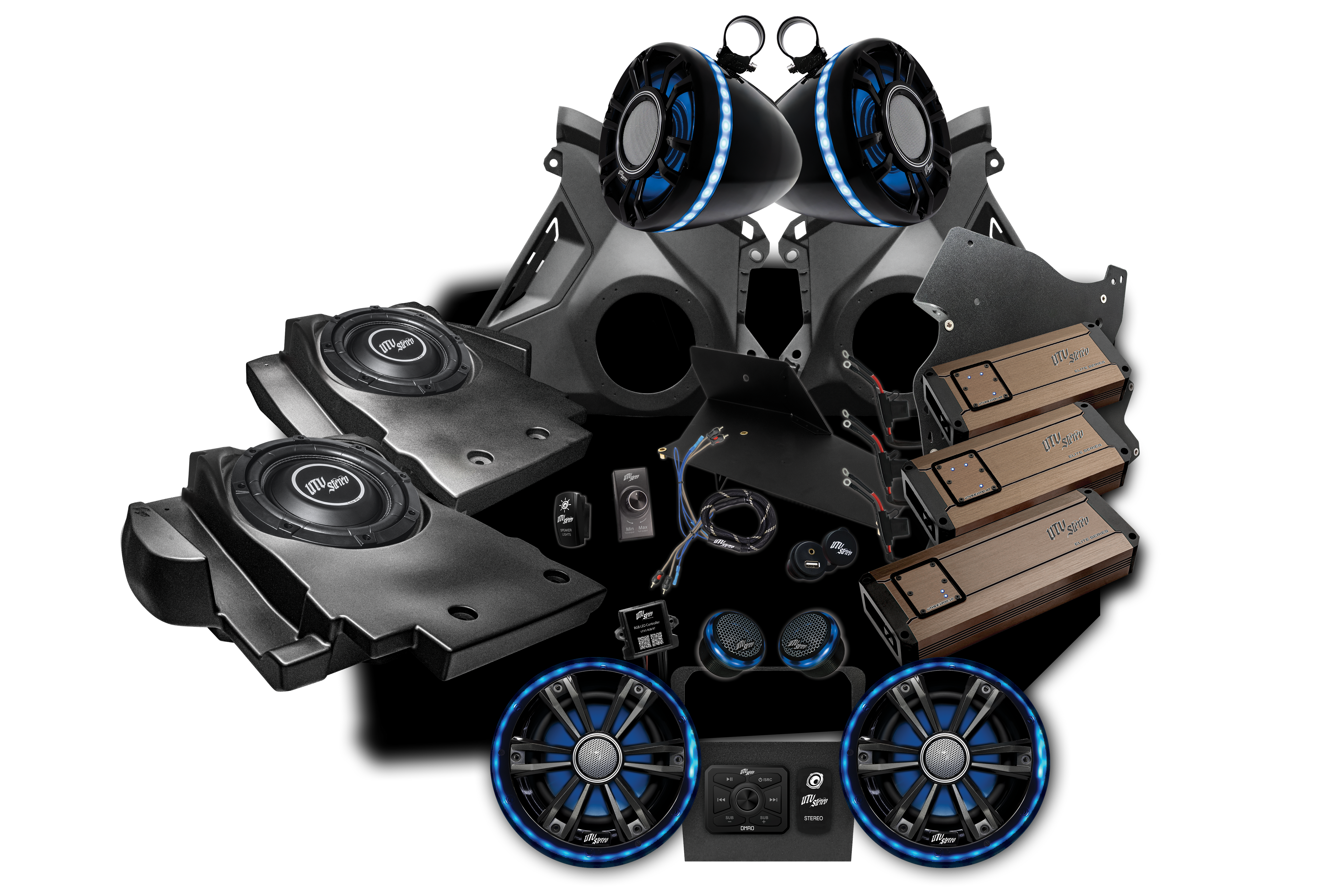 Can-Am® Maverick R Elite Series Stage 8 Stereo Kit | UTVS-R-S8-E