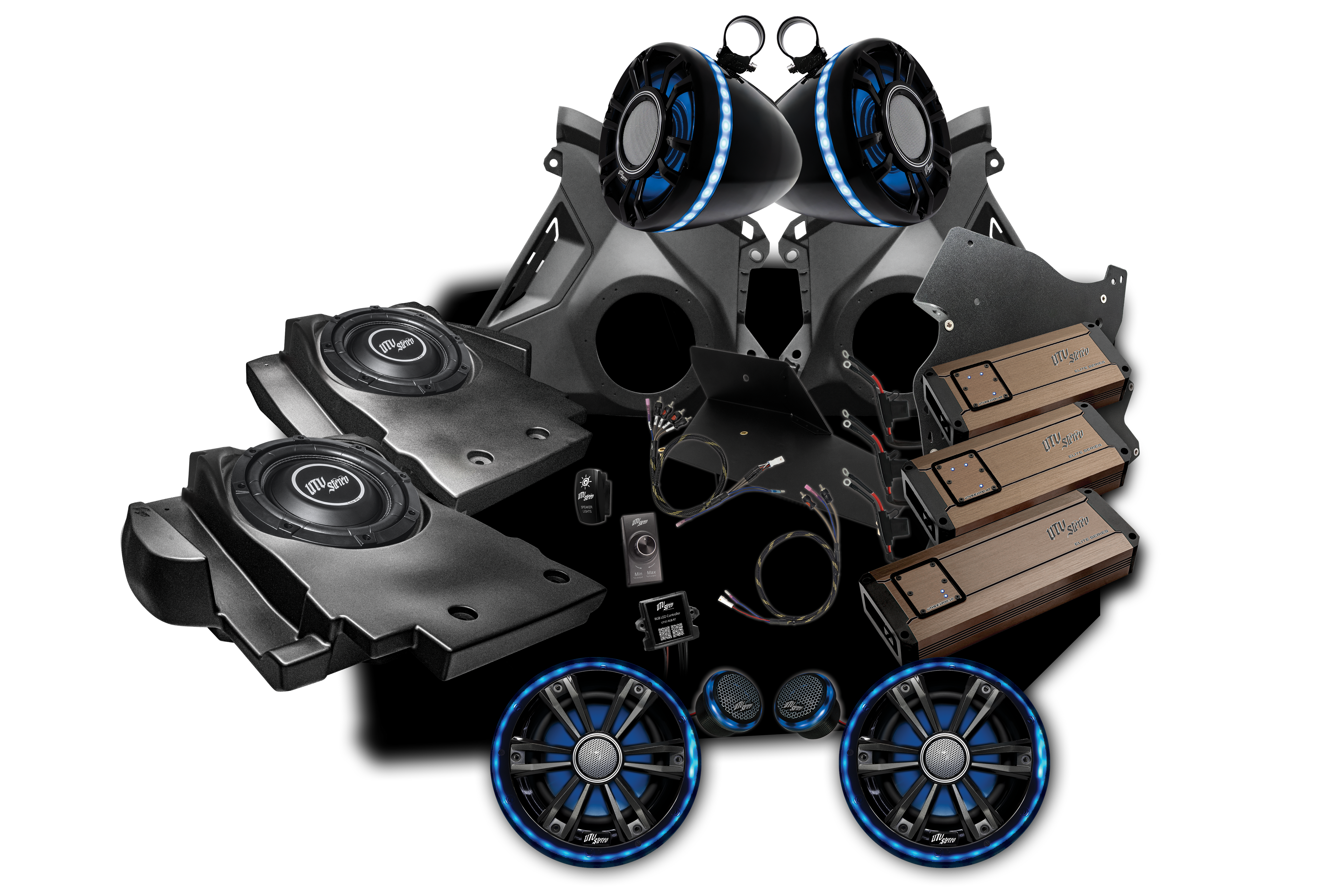 Can-Am® Maverick R BRP GO! Elite Series Stage 8 Stereo Kit | UTVS-R-S8-E-GO