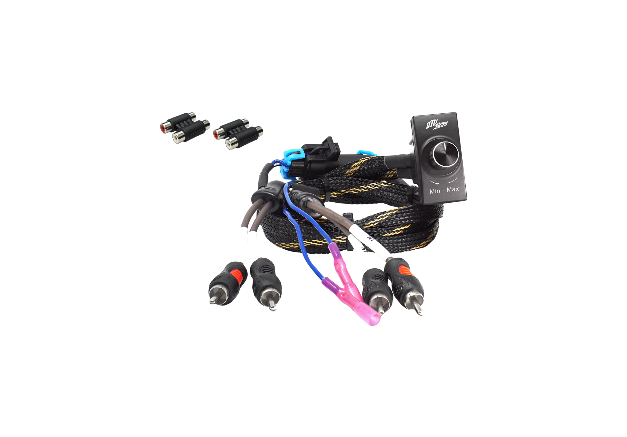 Can-Am® Maverick R BRP GO Subwoofer RCA Output Harness + Remote | UTVS-R-GO-SUB-OUT