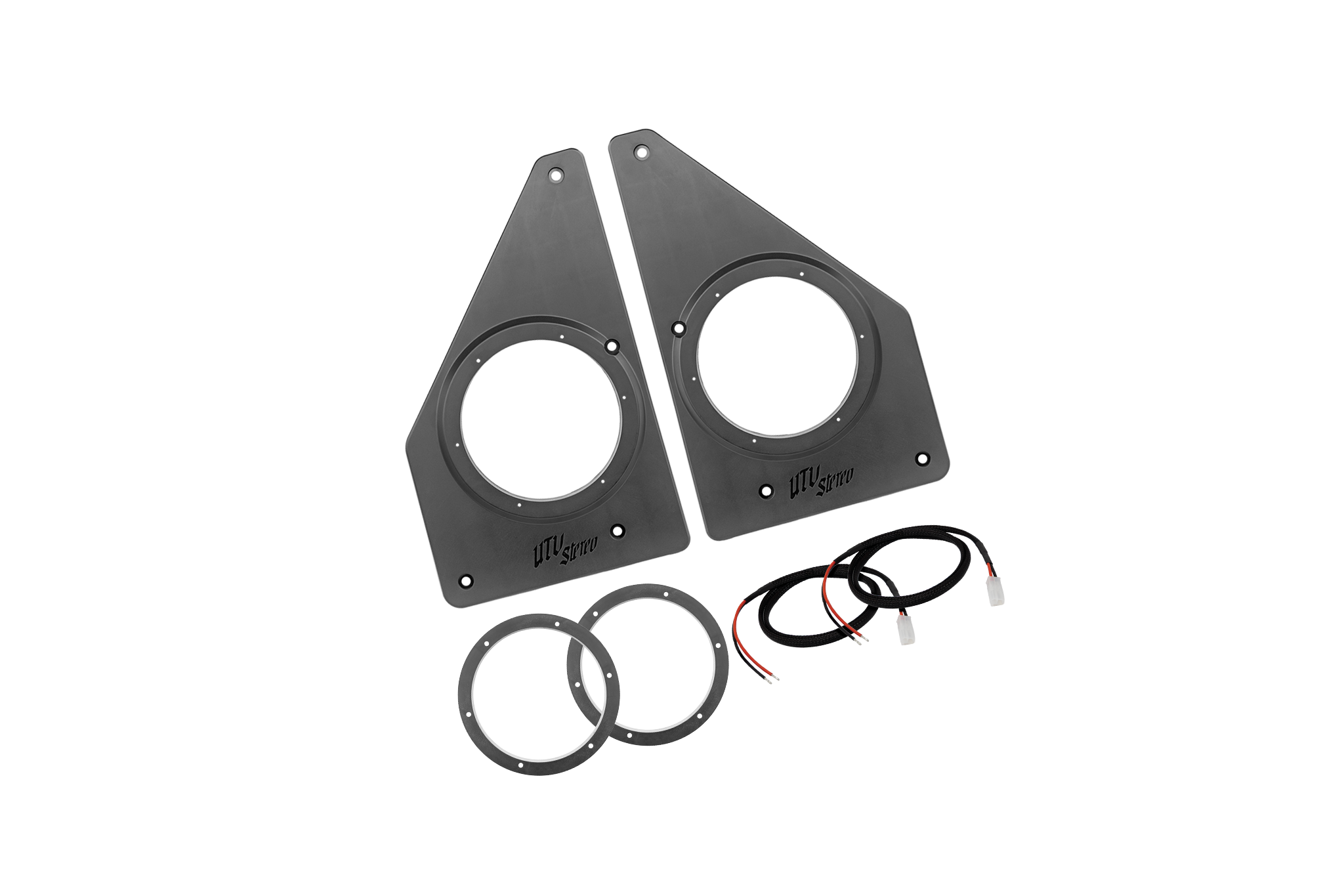 Polaris® Ranger 1500 Rear Overhead Speaker Adapters (Pair) V2 | UTVS-RNG-OSA-REAR