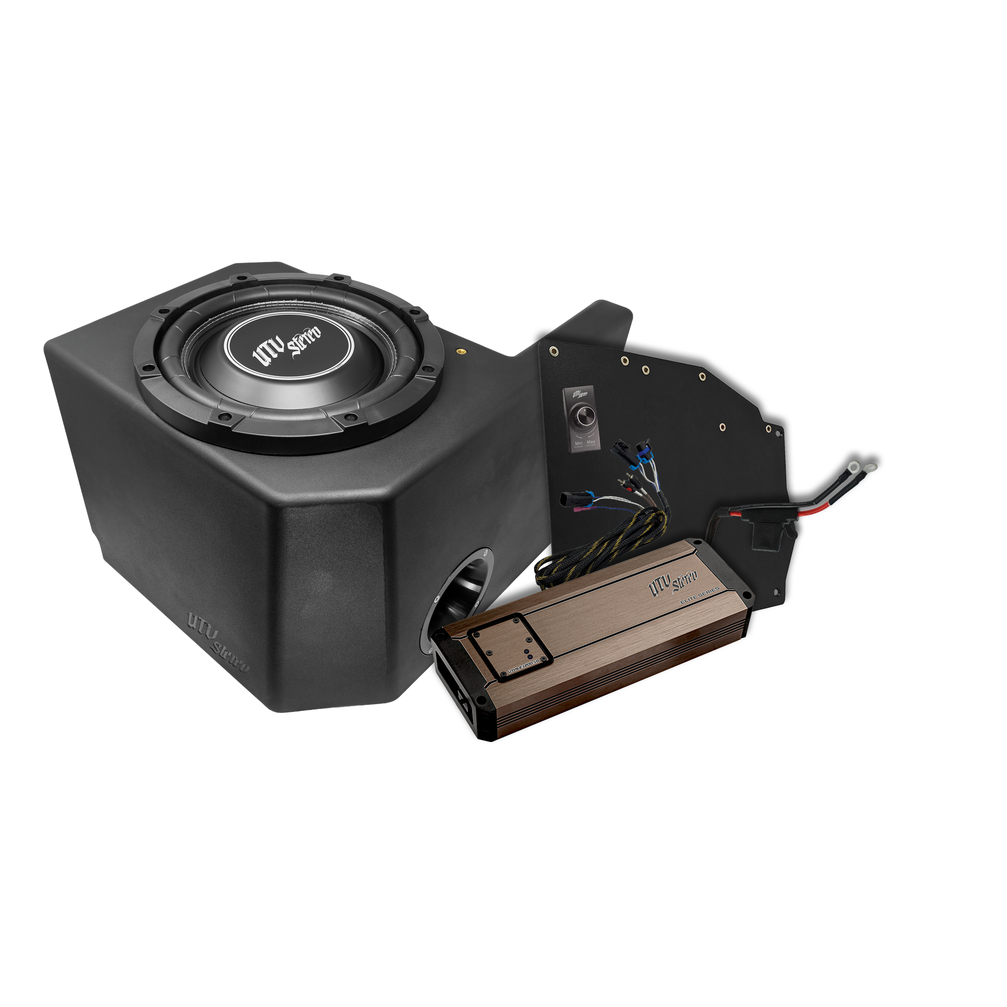 Polaris® Ranger 1200W Single 10" Subwoofer Kit | UTVS-RNG-SUB-1200-1