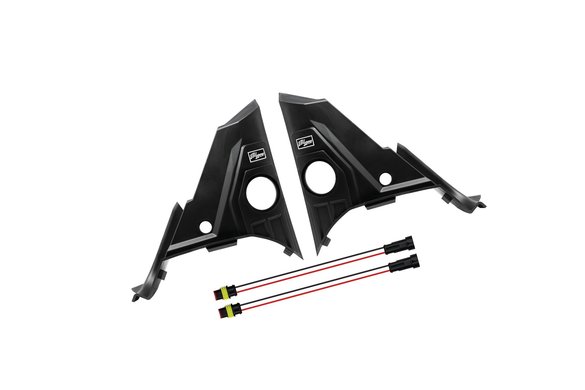 Polaris® Ranger 1500 A-Pillar Tweeter Adapter (Pair) V2 | UTVS-RNG-TSA