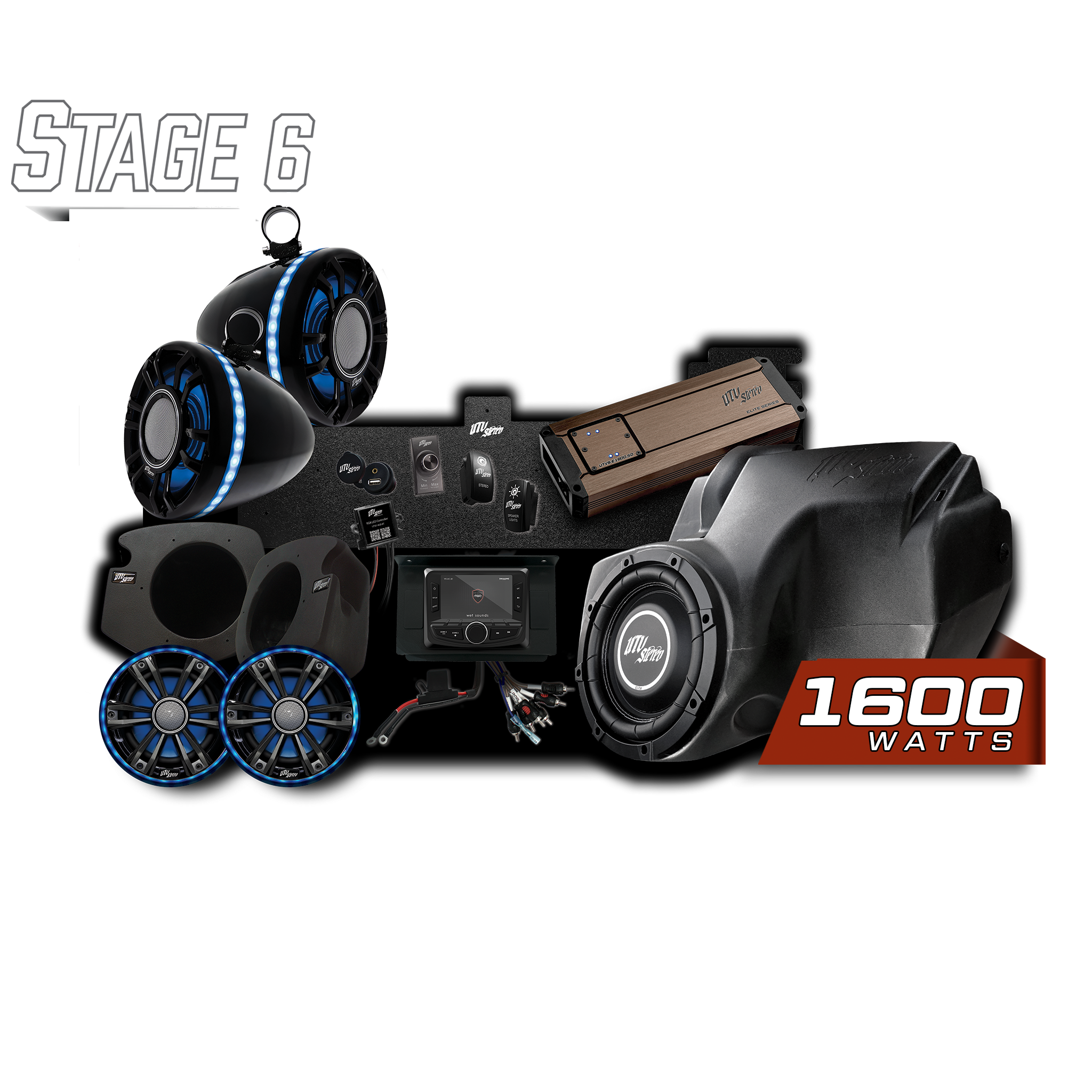 RZR® Elite Series Stage 6 Stereo Kit | UTVS-RZR-S6-E
